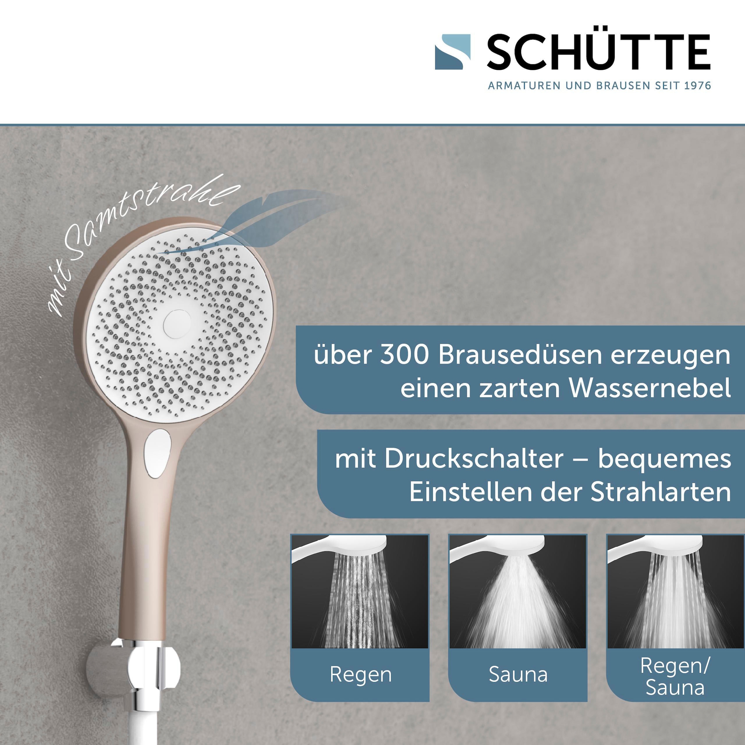 Schütte Handbrause »CAPRI«, Duschbrause, 3-fach verstellbar, Antikalk,  wassersparend online kaufen | mit 3 Jahren XXL Garantie