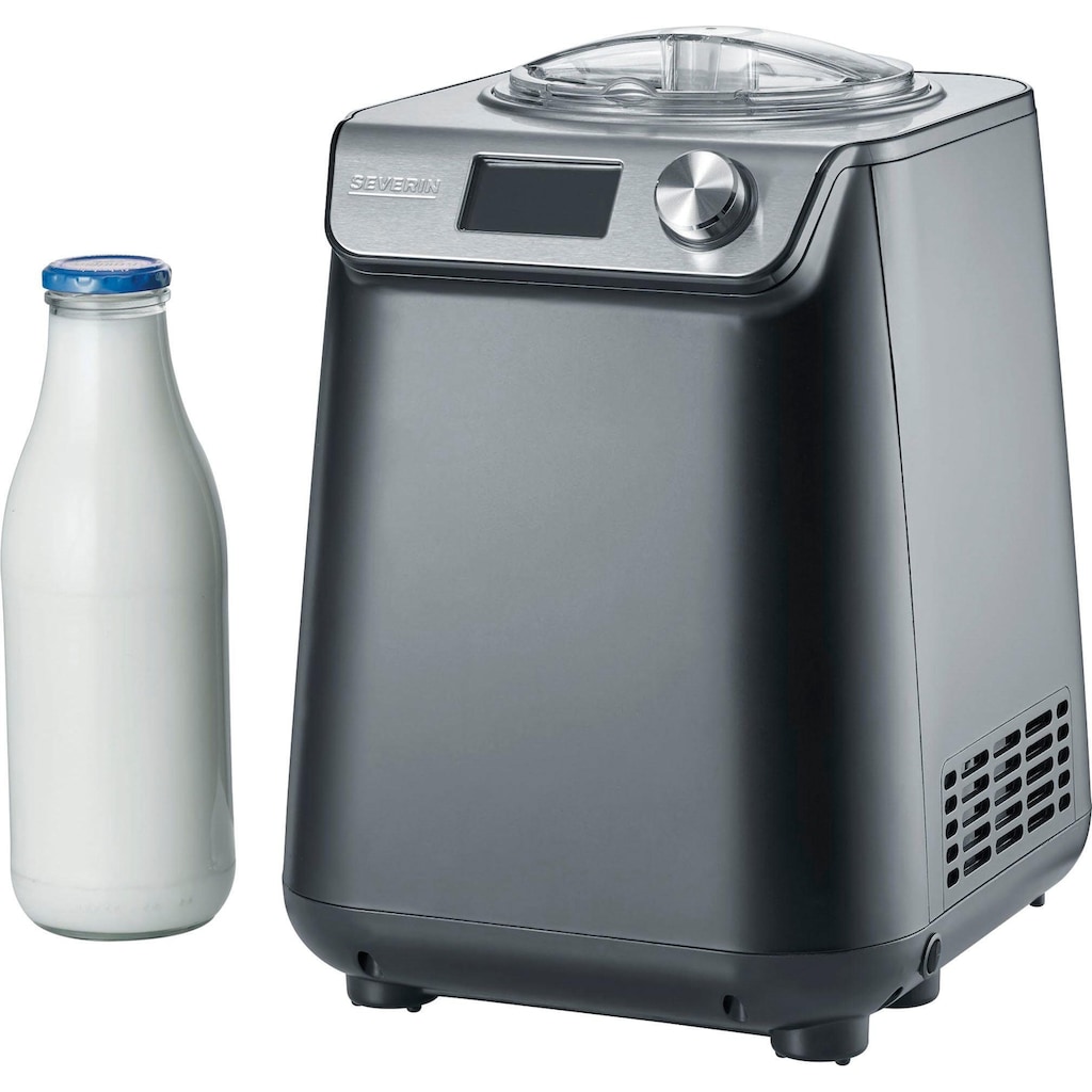 Severin Eismaschine »EZ 7407«, 1,2 l, 135 W, zur Zubereitung von Eis, Sorbet, Frozen Joghurt und Joghurt, inkl. automatischer keep-cooling-Funktion
