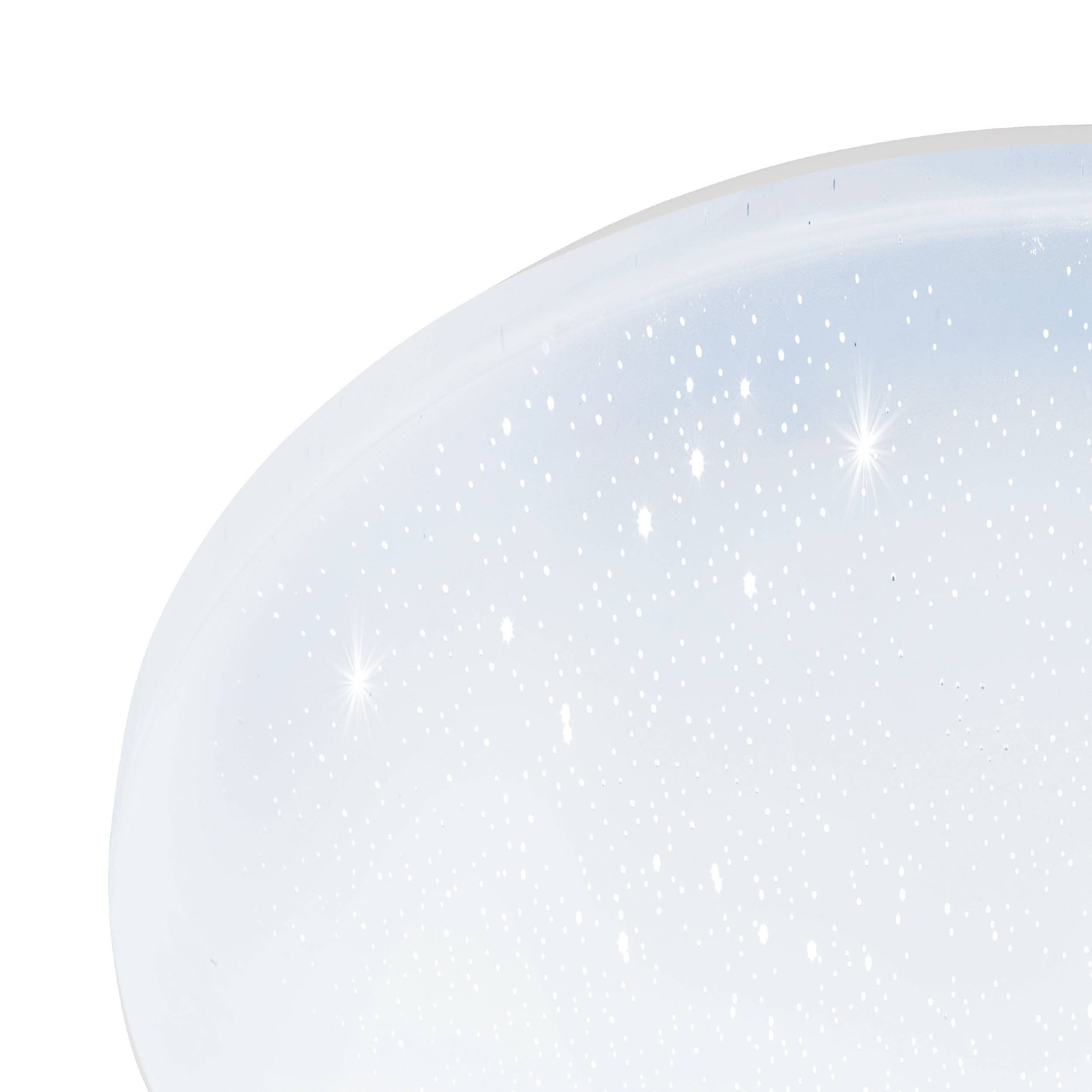 EGLO LED Deckenleuchte »POGLIOLA-S Ø 31 cm, Deckenlampe, Flurlampe, Küchenlampe« LED-Modul 1 Stk. Neutralweiß Ø31cm, Kristalleffekt Deckenleuchte, Lampe weiß, Kinderzimmerlampe