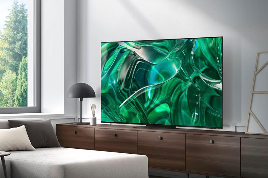 Samsung OLED-Fernseher, 195 Hub XXL | Jahre 4K,Infinity Garantie UNIVERSAL ➥ Prozessor Smart-TV, Design,Gaming One Neural cm/77 3 Quantum Zoll