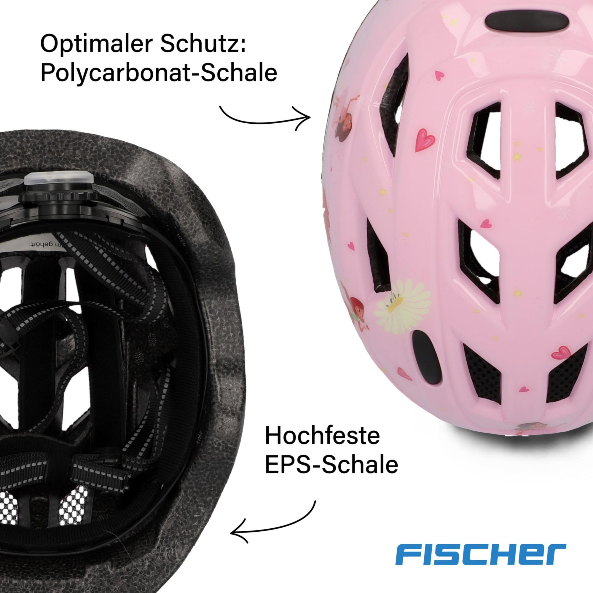 FISCHER Fahrrad Kinderfahrradhelm »Plus Princess XS/S«