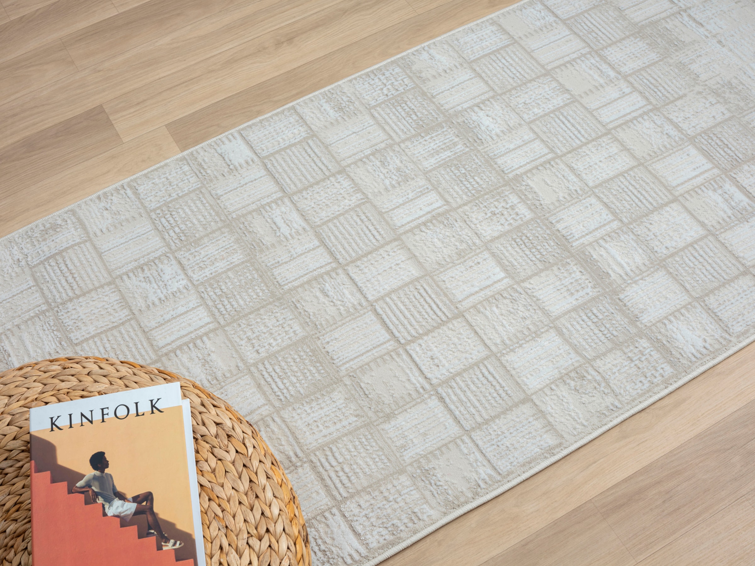 Myflair Möbel & Accessoires Teppich »My Wonder Lagerräumung«, rechteckig, 10 mm Höhe, Kurzflor, Retro-Style, besonders weich durch Microfaser, mit Fransen