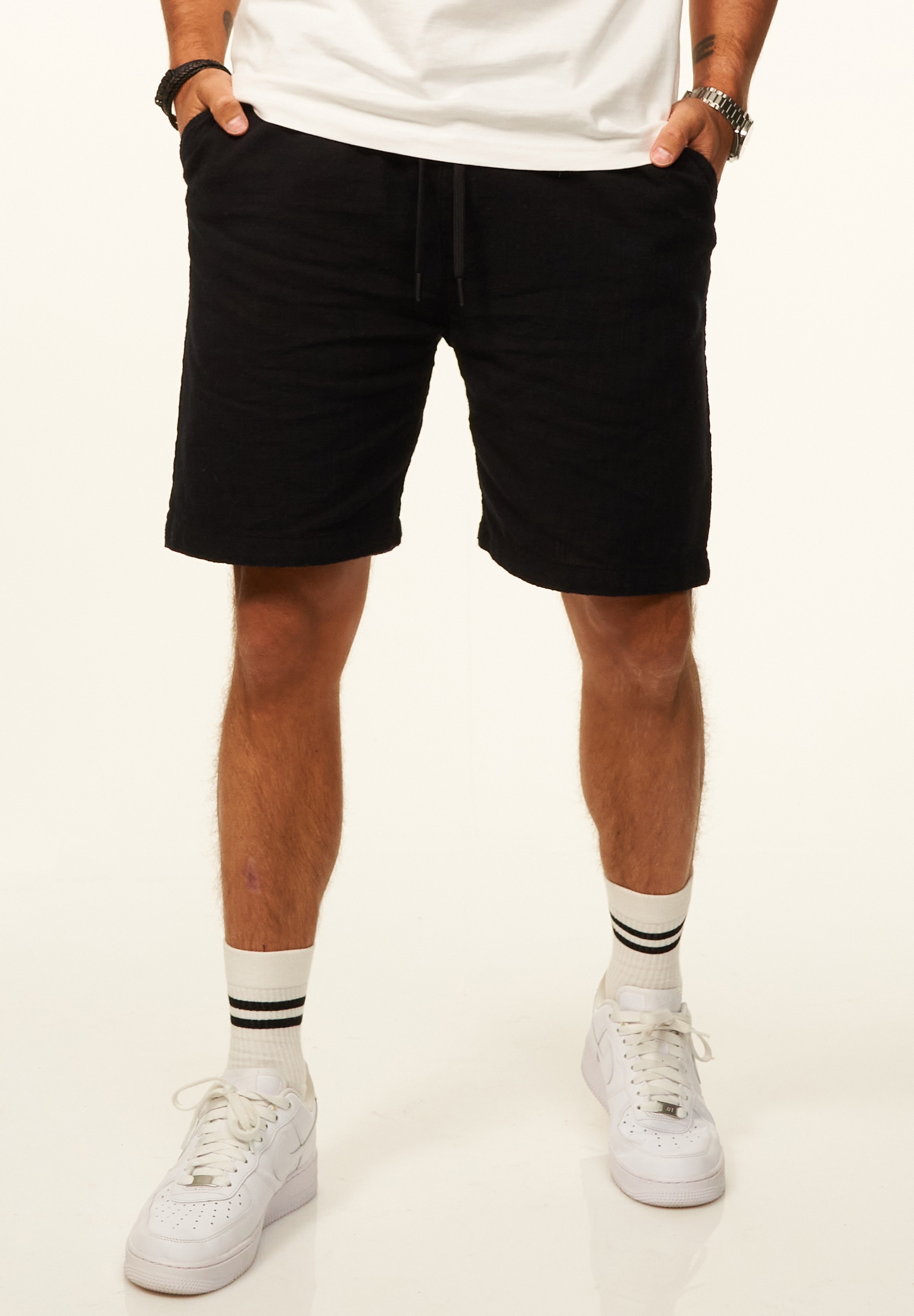 CARISMA Shorts »für Herren in Leinen-Optik als Kurze Hose - Sommershorts«  Bermuda Sweatshorts Chinoshorts - Perfekt als Strandshorts