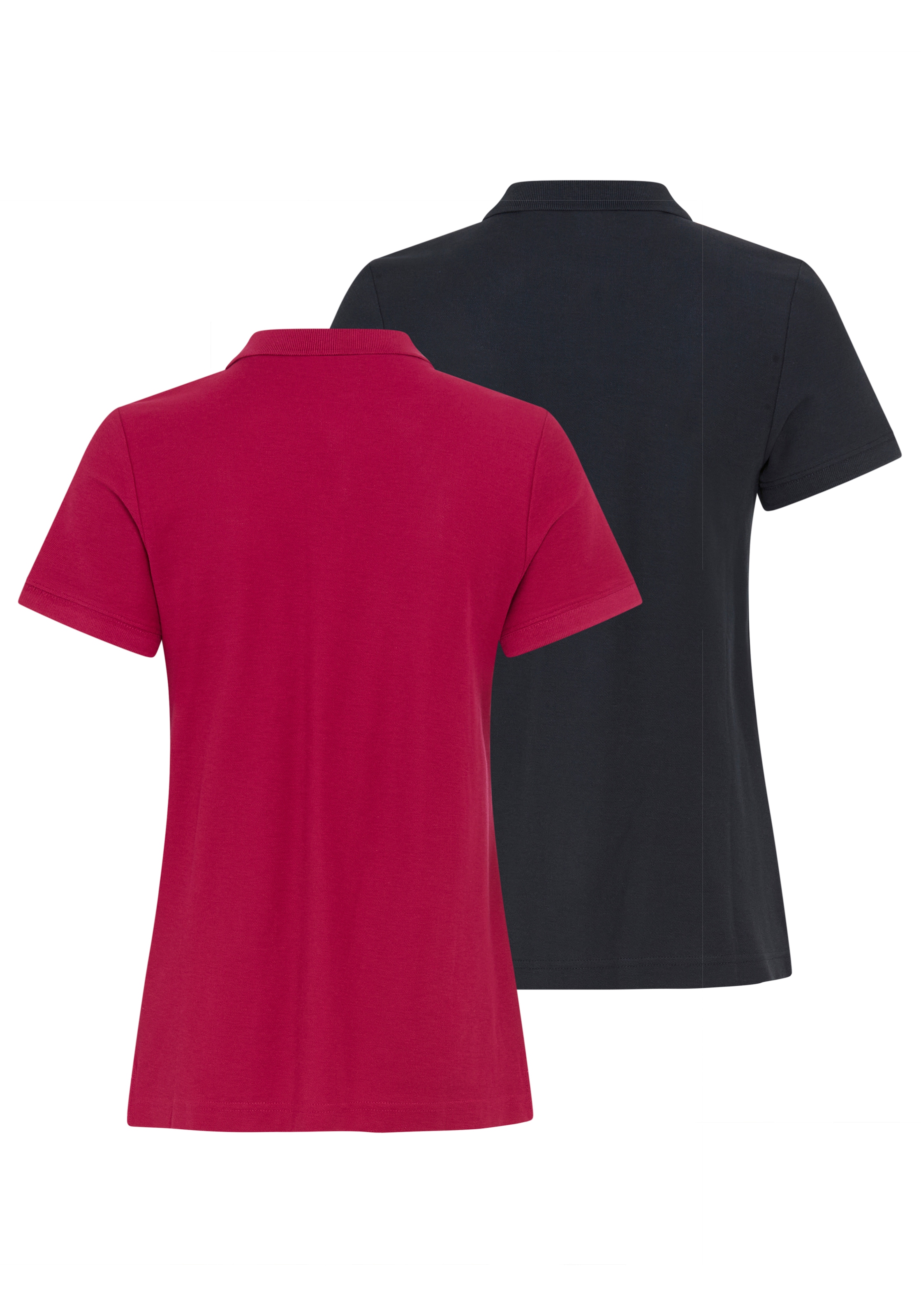 Eastwind Poloshirt Packung, 2er-Pack, 2 Stk. figurumspielende Passform, Polokragen, Basic-Stil