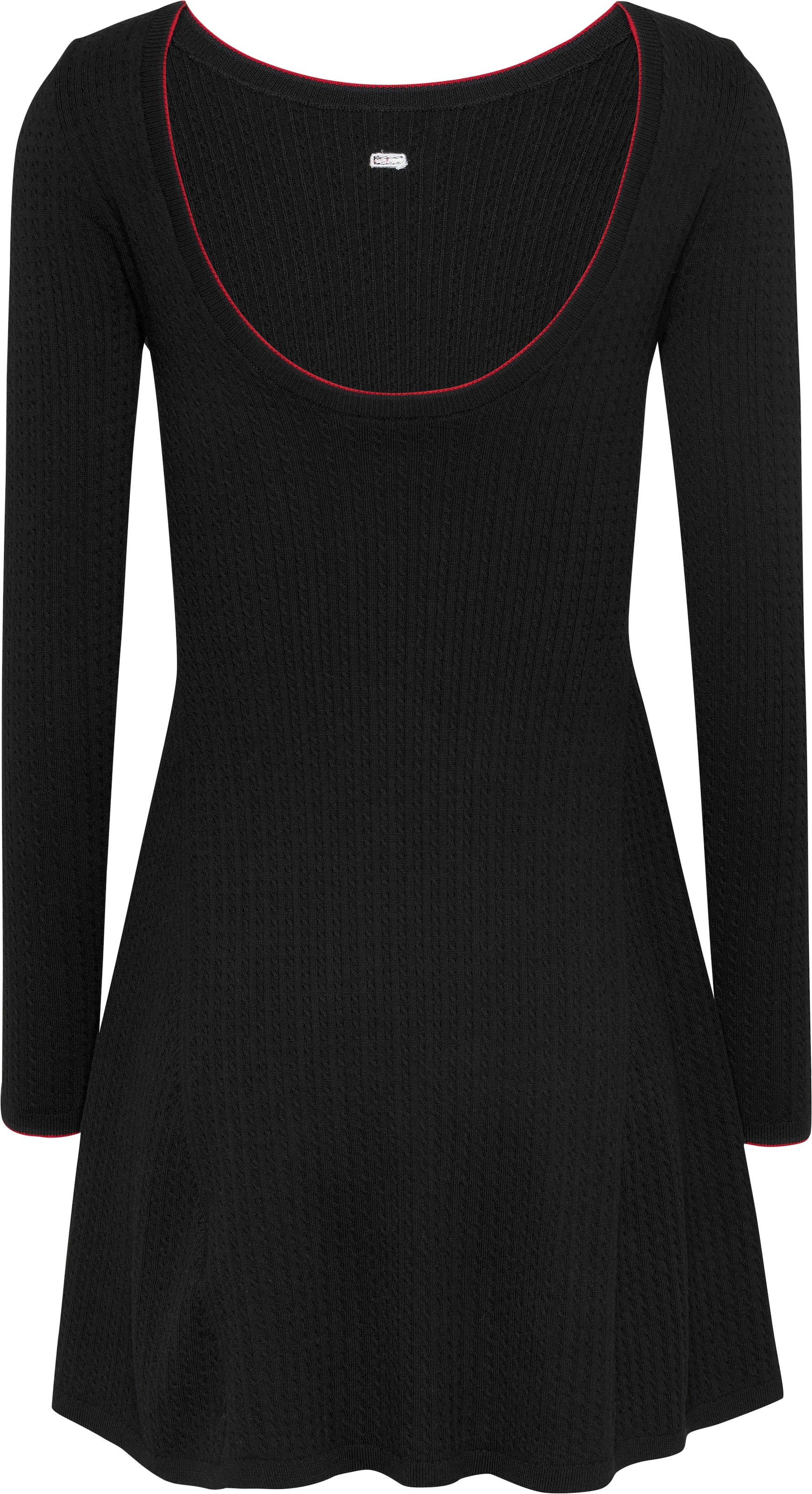 Tommy Jeans Strickkleid »TJW F&F CABLE SWEATER DRESS«, mit Zopfmuster