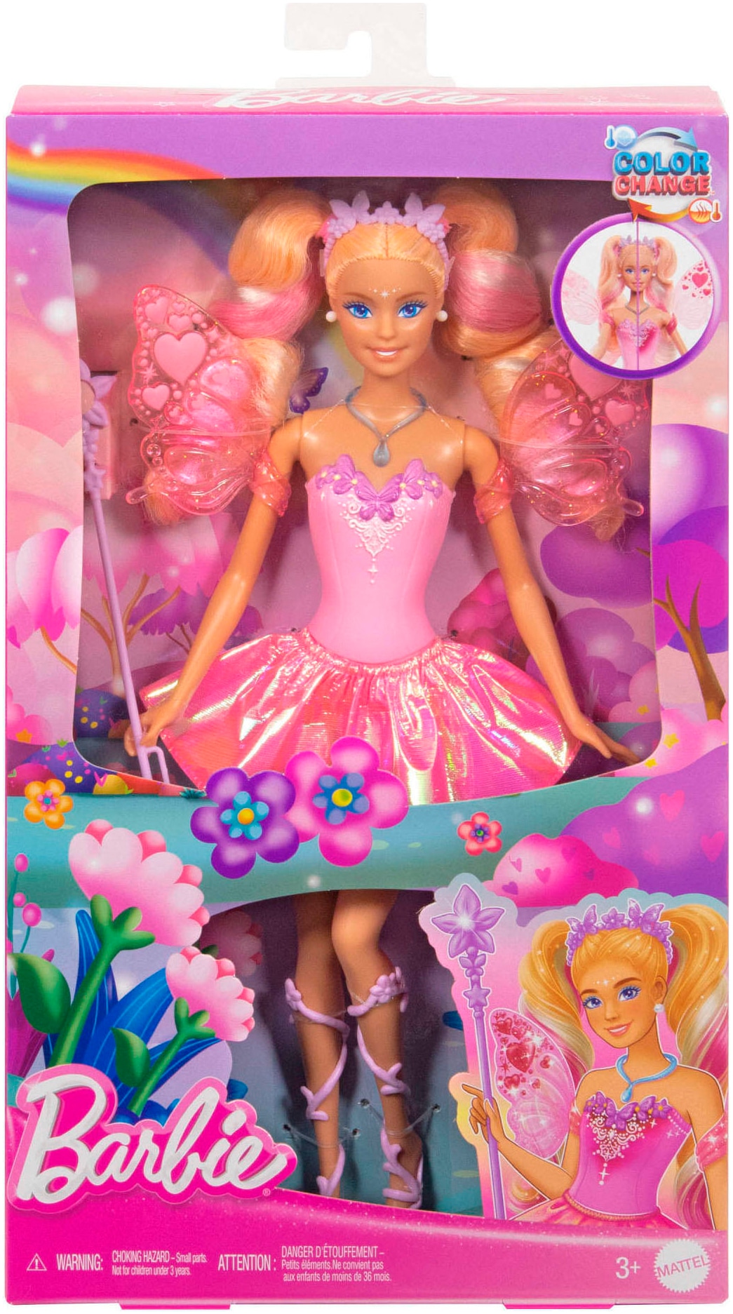 Barbie Anziehpuppe »Barbie Fee mit Farbwechseleffekt«