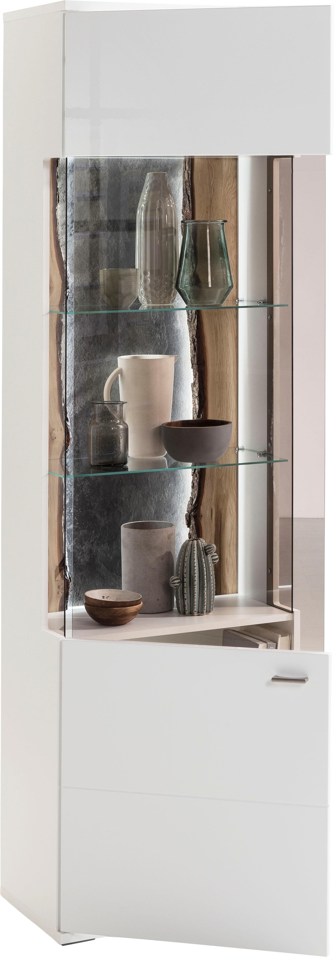 set one by Musterring Vitrine »TACOMA«, Typ 01, Höhe 207, 4 cm, mit getönter  Glastür auf Rechnung kaufen