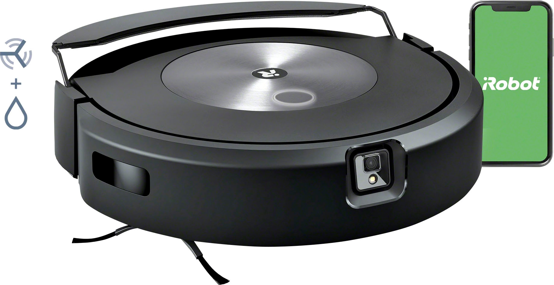 Combo Saugroboter Saug- »Roomba Wischroboter 3 (c715840)«, j7 XXL und mit Jahren iRobot Garantie