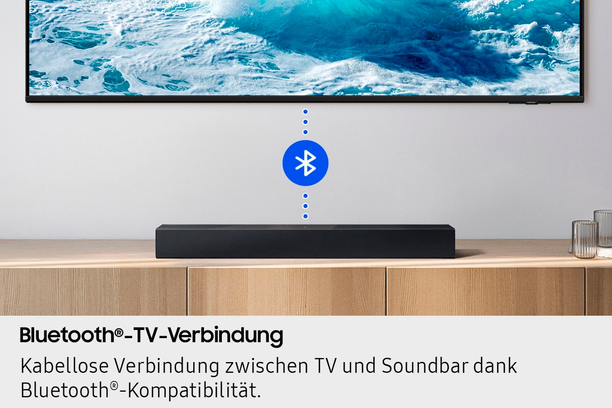 Samsung Soundbar »HW-B410GF Soundbar«, 2.0-Kanal Surround Sound System, Game Mode, One Remote Control