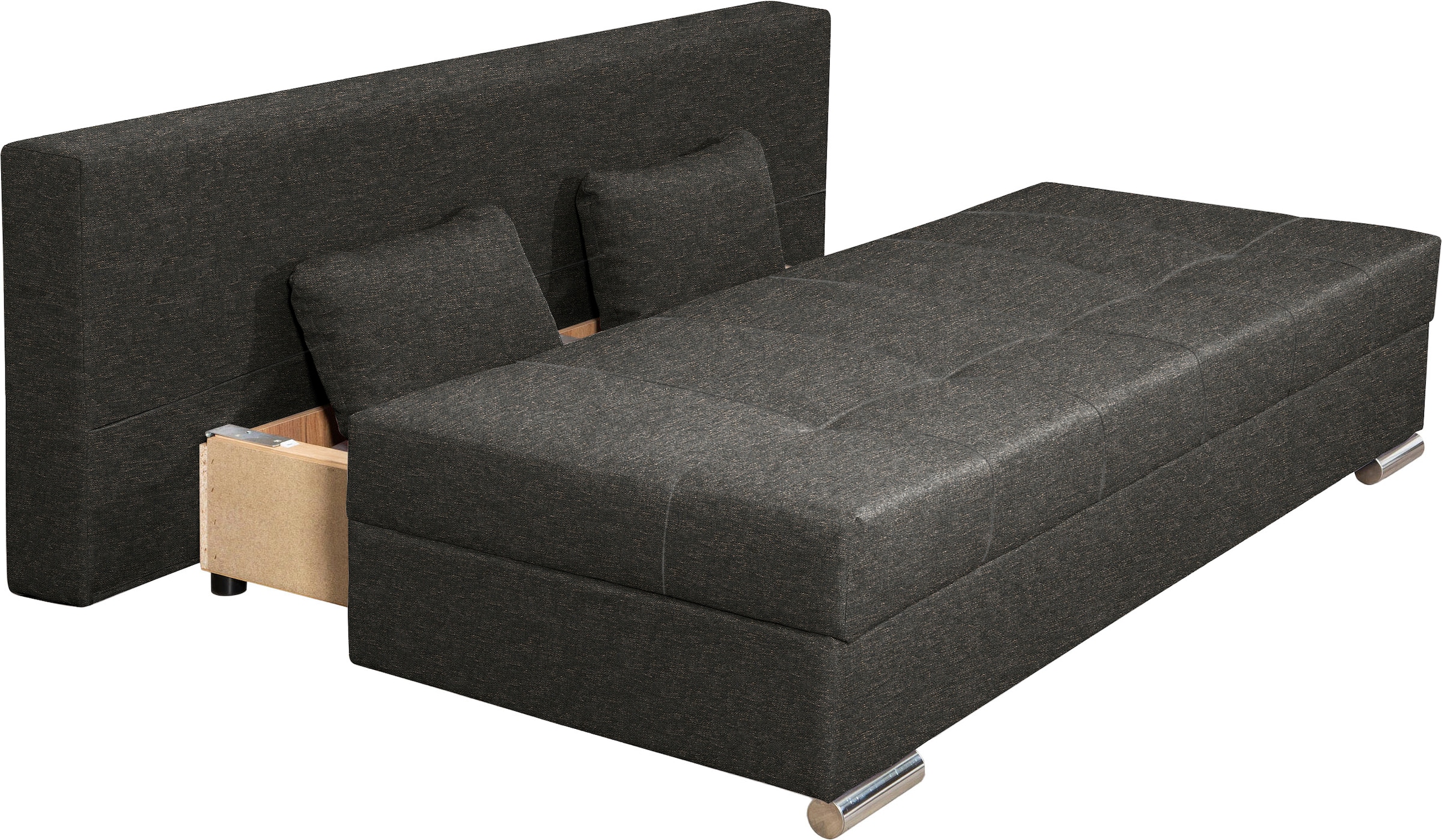 COLLECTION AB Schlafsofa »Tania, B: 194 cm, Liegel. 140x194 cm« komfortabler Sitzkomfort: Federkern-Polsterung, inklusive Rückenkissen