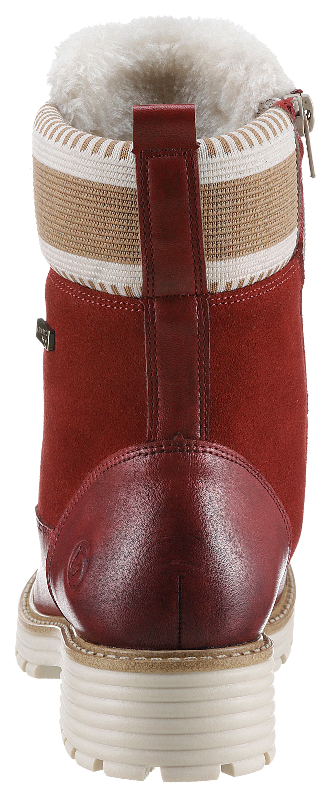 Remonte Winterboots »Elisabeth Hurley-Collection«, Schnürboots, Schnürstiefelette mit wasserabweisender TEX-Membran