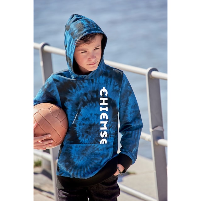 Chiemsee Kapuzensweatshirt »in cooler Batikoptik«, mit Logo-Druck bei ♕