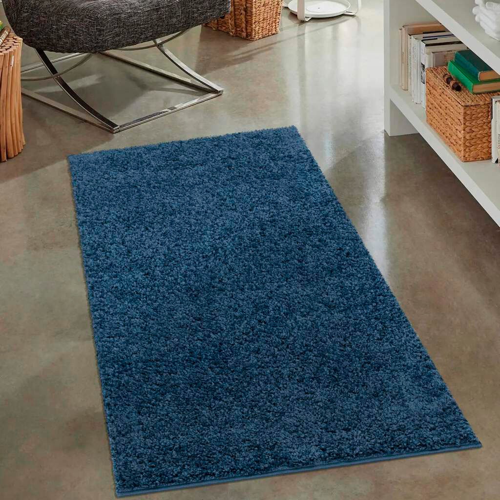 Carpet City Hochflor-Teppich »City Shaggy«, rechteckig, 30 mm Höhe, Auch als Läufer, Langflor, Uni, Shaggy, flauschig-weich