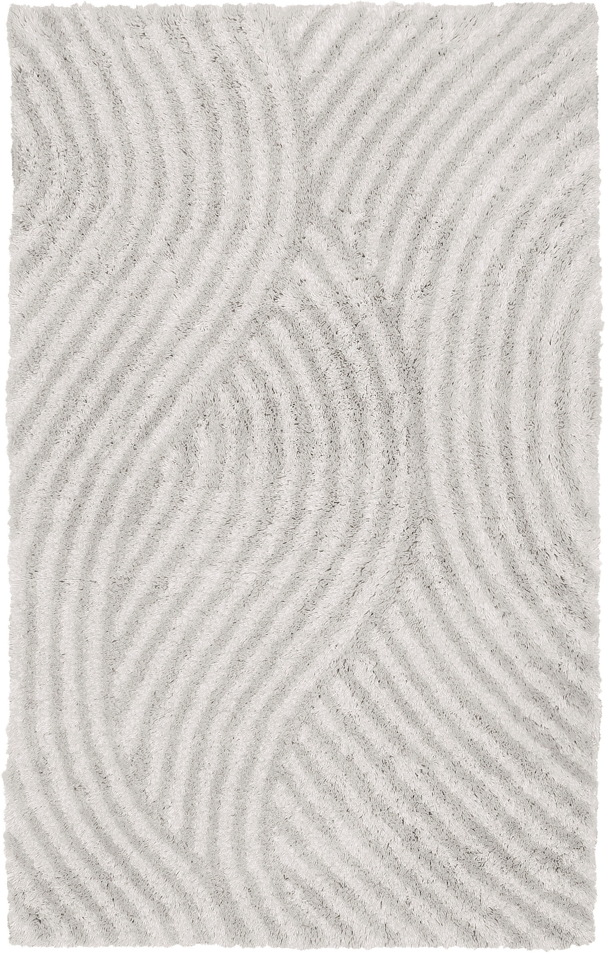 Kleine Wolke Badematte »Calma, Badvorleger, Badezimmer Teppich« Höhe 30 mm rutschhemmend beschichtet fußbodenheizungsgeeignet Badteppich, Wellen Design