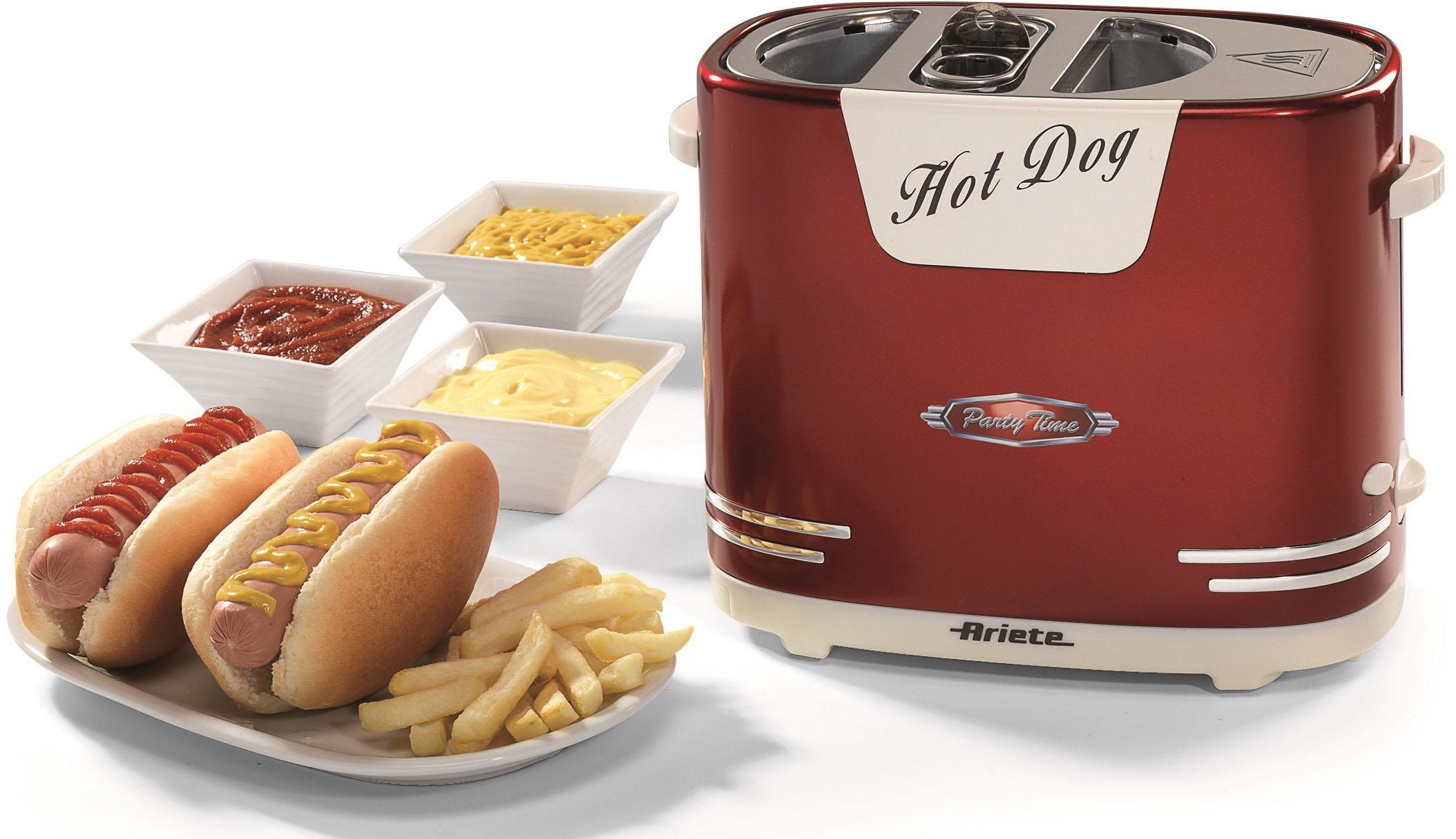 Ariete Hotdog-Maker »186 Party Time«, 650 W, rot