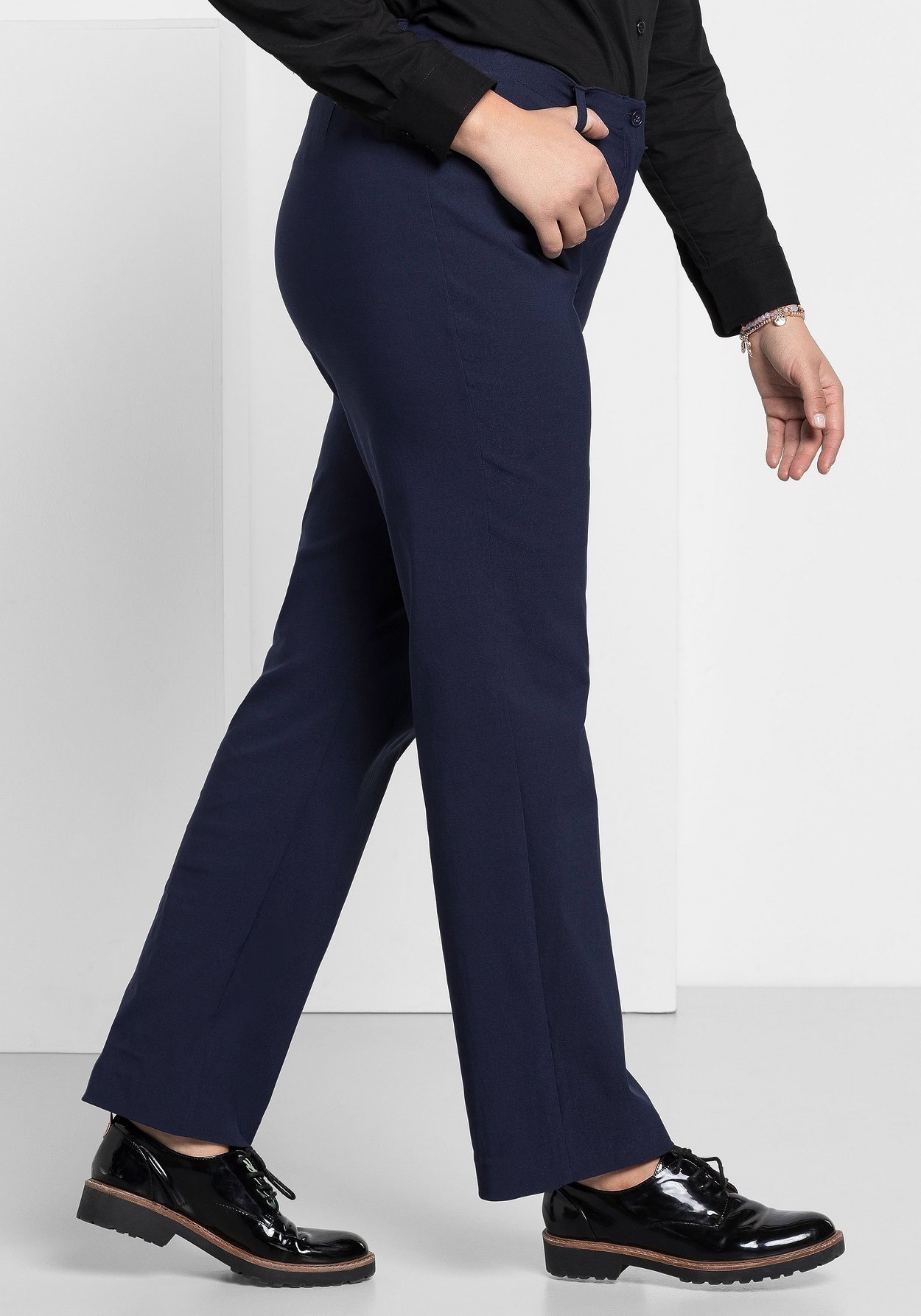 Sheego Stretch-Hose »Bengalin-Hose mit schmalem Bund«