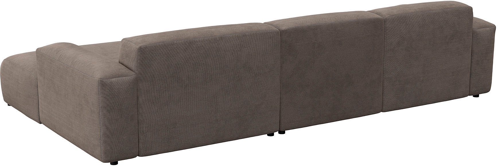 FLEXLUX Ecksofa »Lucera bequem und komfortabel durch hochwertigen Sitzaufbau, L-Form«, modern & anschmiegsam, Kaltschaum, Stahl-Wellenunterfederung
