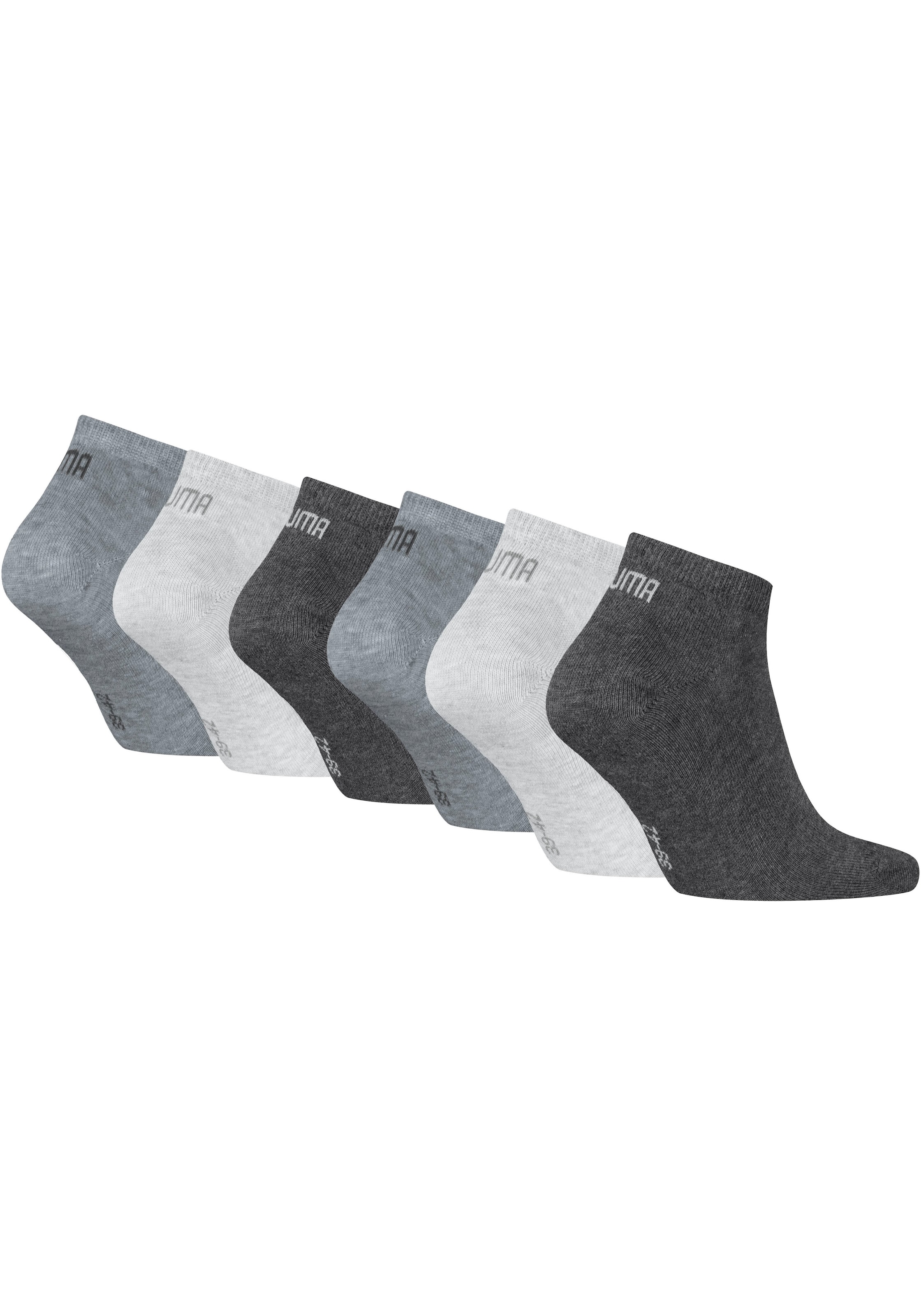 PUMA Sneakersocken »PU Sneaker Socks 6-pack« Packung, 6 Stk. tlg. mit modischen PUMA-Branding