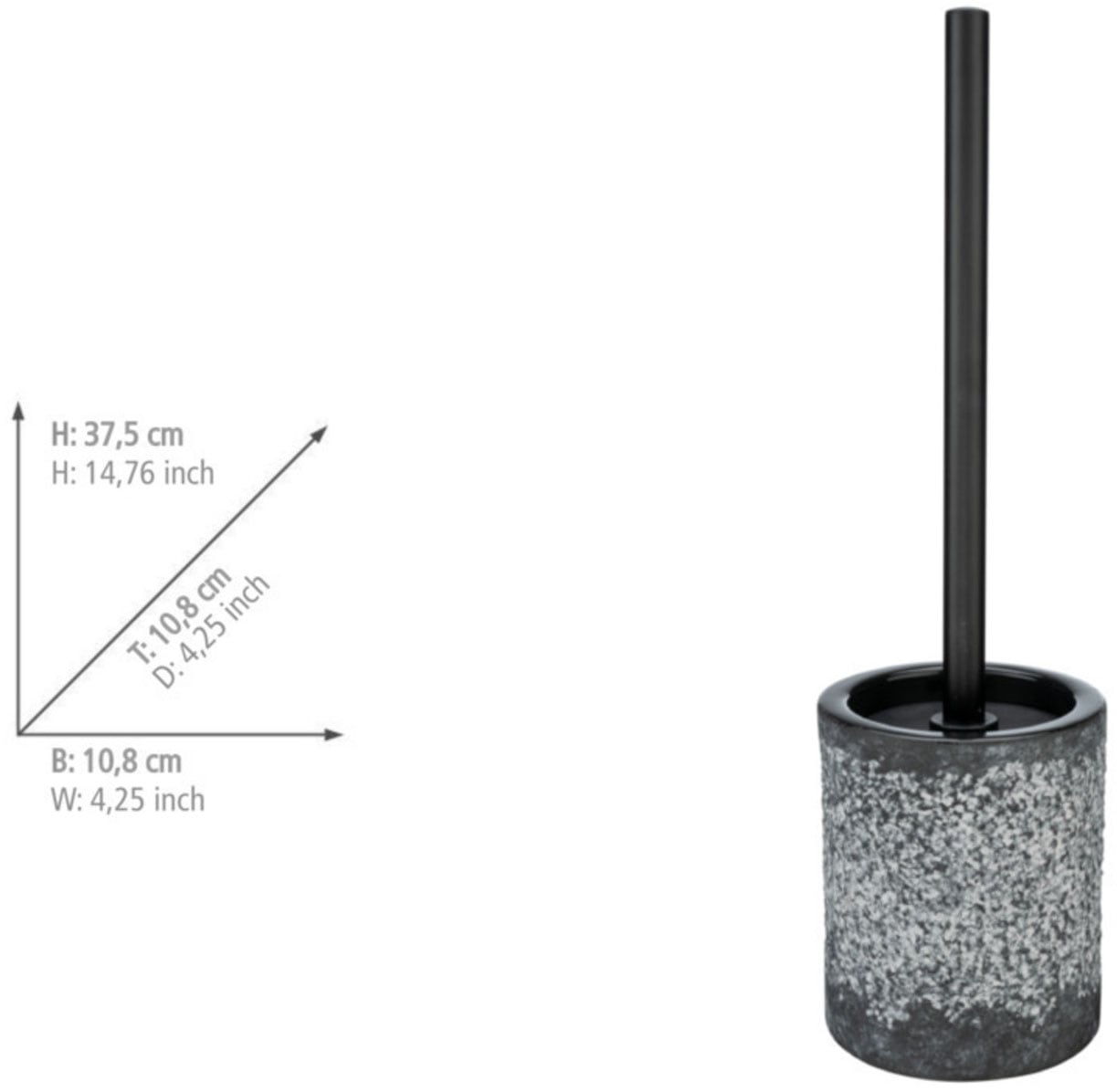 WENKO Badaccessoire-Set »Anfo« bestehend aus Seifenspender, WC-Garnitur, Zahnputzbecher