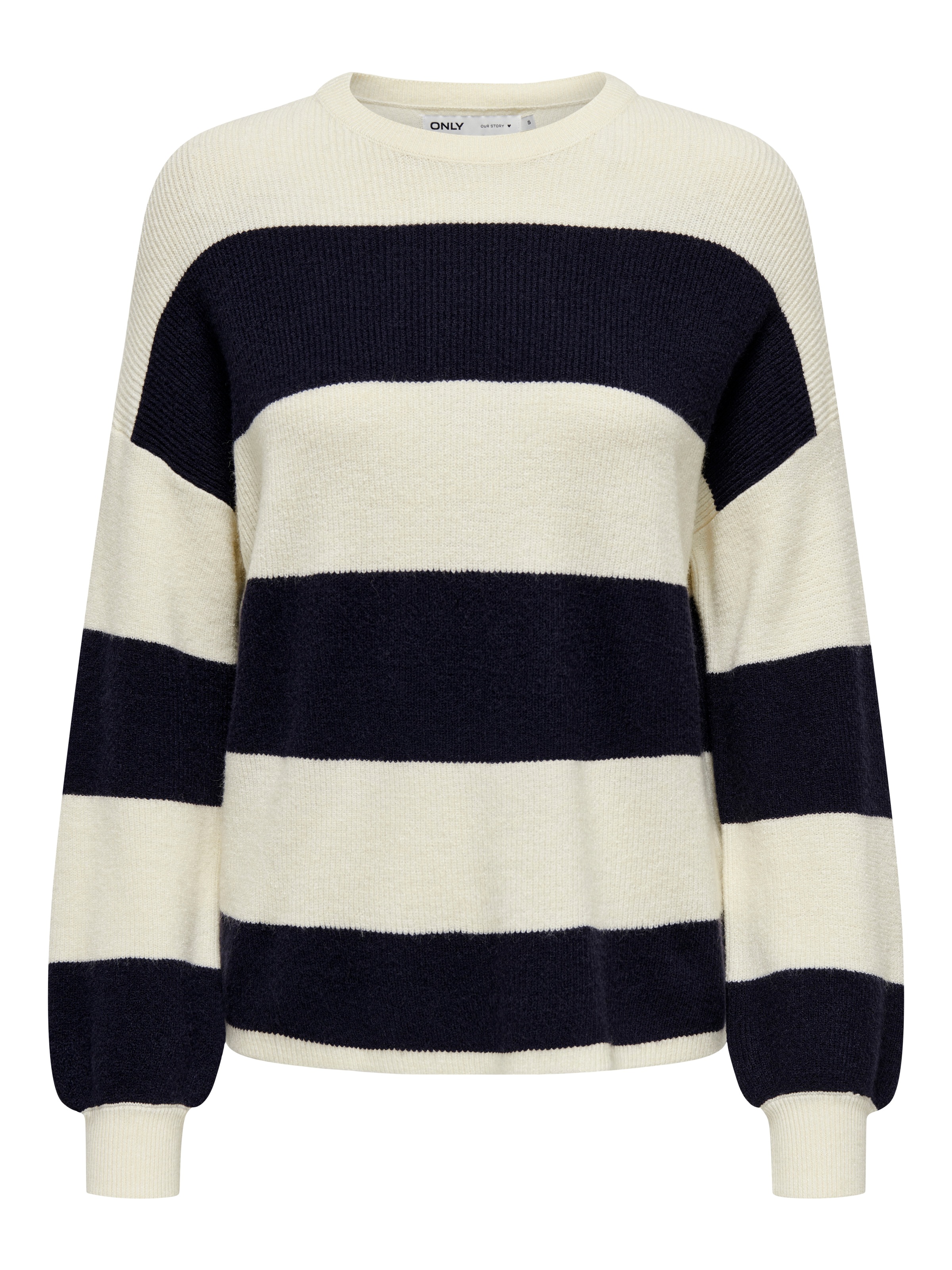 ONLY Strickpullover »ONLATIA L/S STRIPE PULLOVER KNT NOOS« mit Colorblock Design