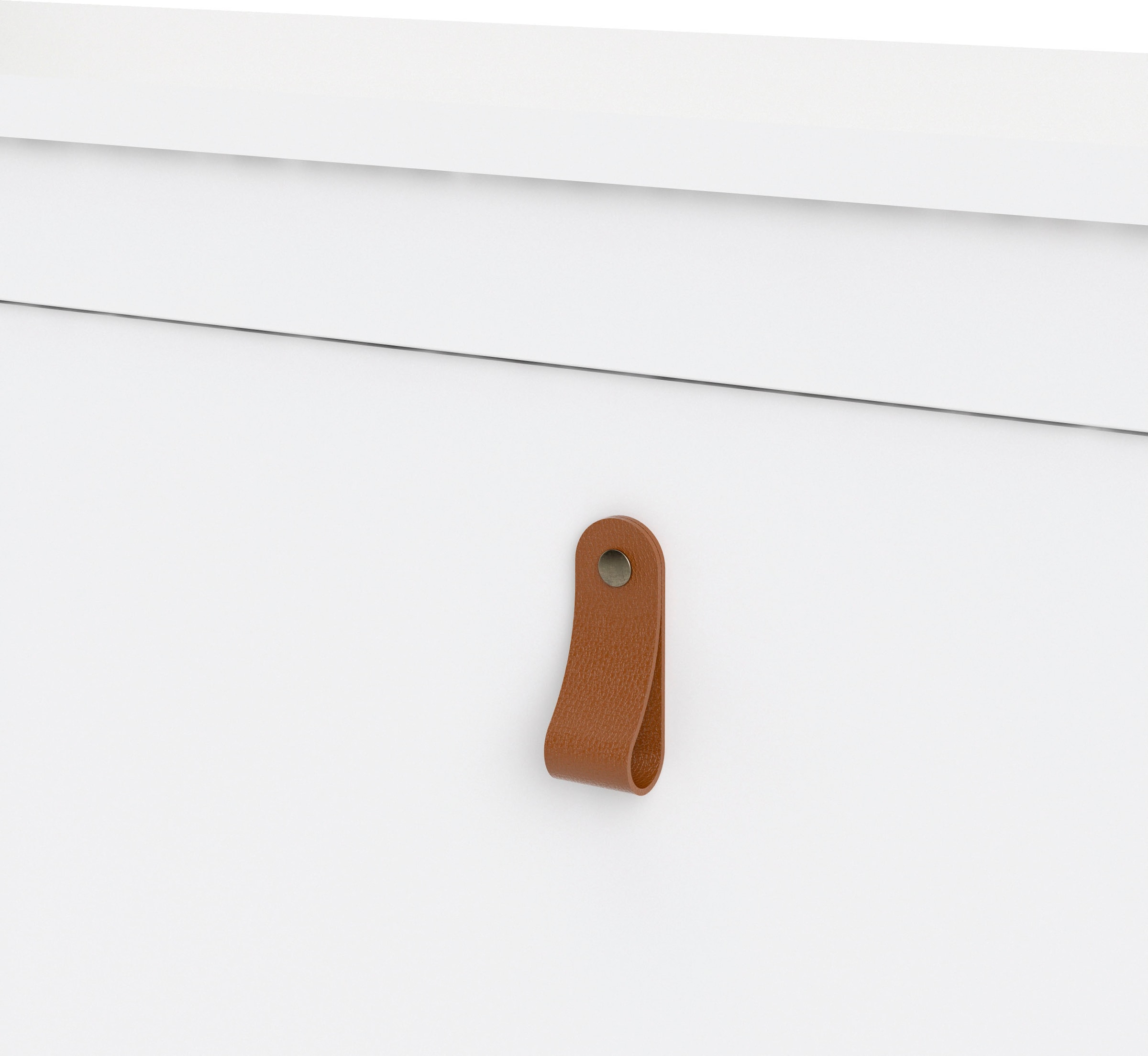Home affaire Schuhschrank »Madrid, Schuhaufbewahrung, Schuhkommode, Schuhregal,«, mit 4 Klappen und jeweils 2 Böden, Breite 102 cm, Höhe 103 cm