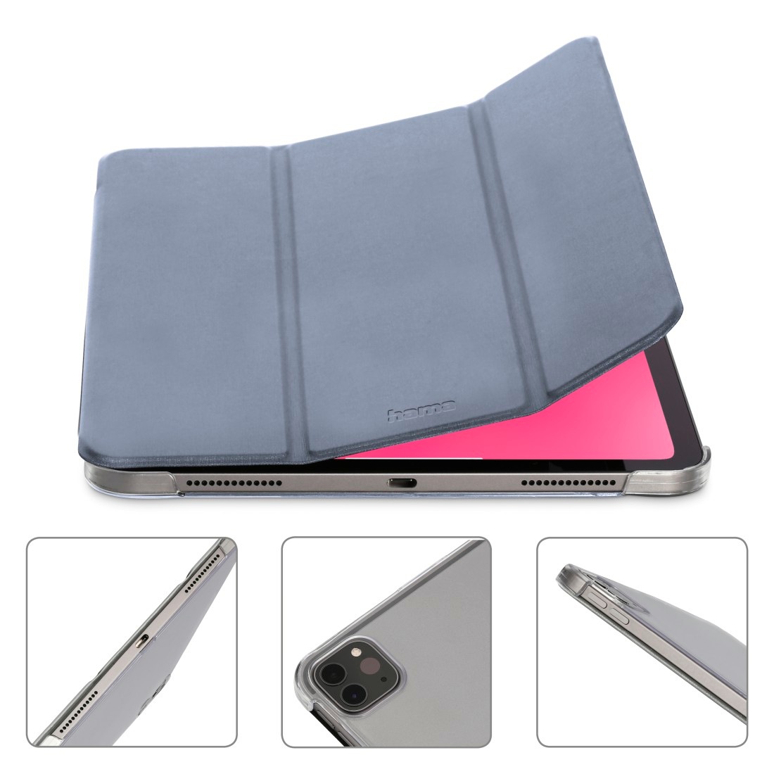 Hama Tablet-Hülle »Schutzhülle "Fold Clear" für Apple iPad Pro 11" (2025/2024)« Tablet