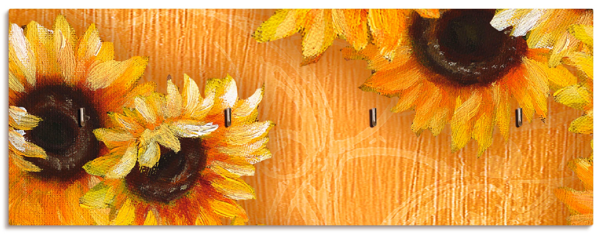 Artland Hakenleiste »Sonnenblumen«, MDF