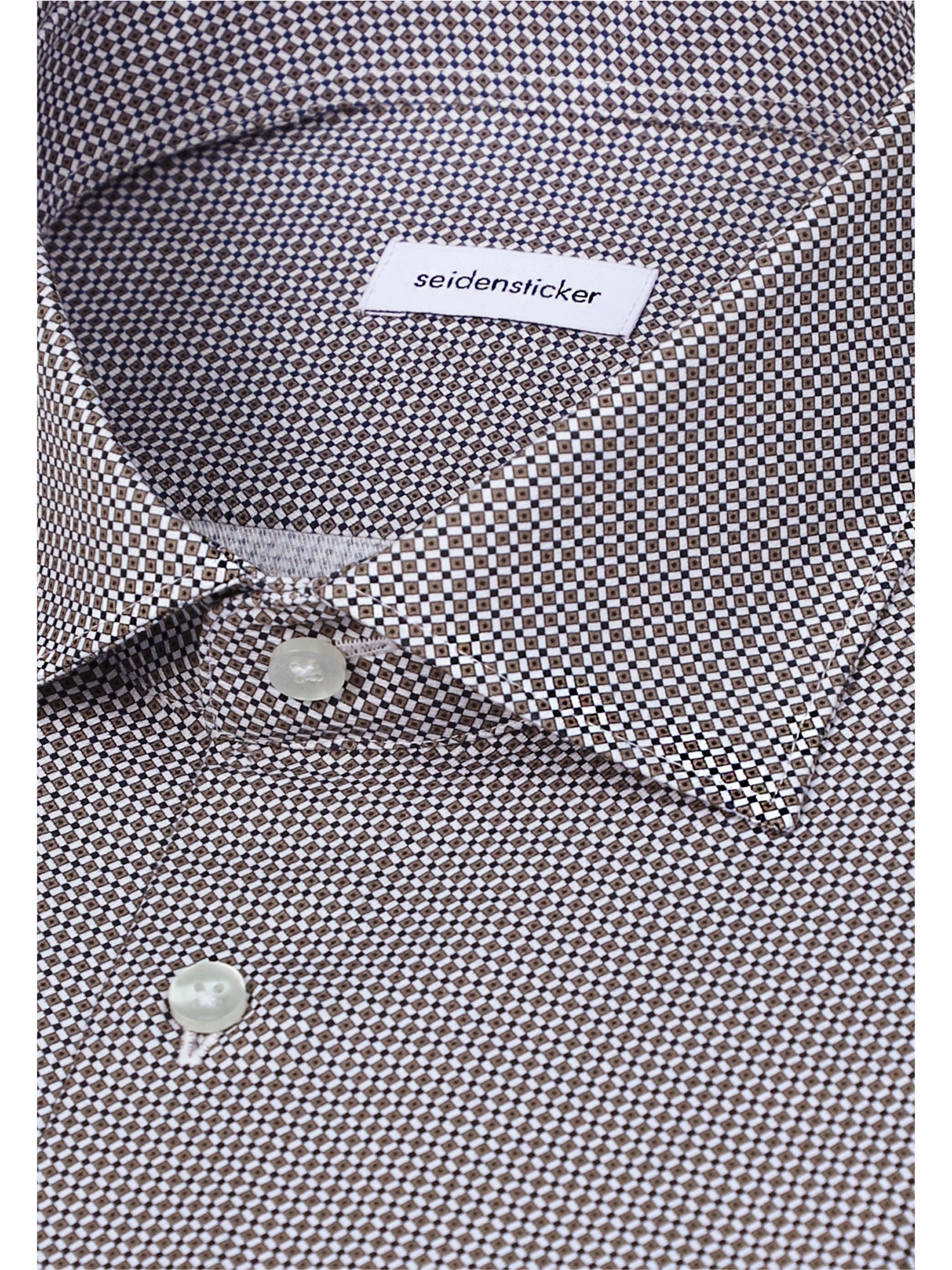 seidensticker Businesshemd »Schwarze Rose« Slim 1/1 Kentkragen Druck