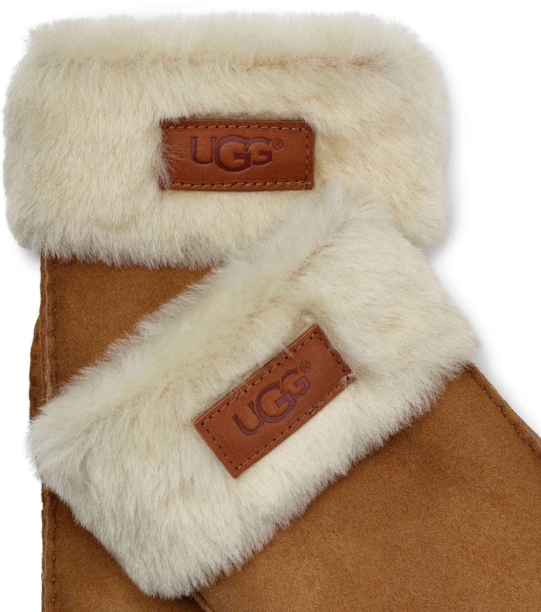 UGG Lederhandschuhe »W TURN CUFF GLOVE«