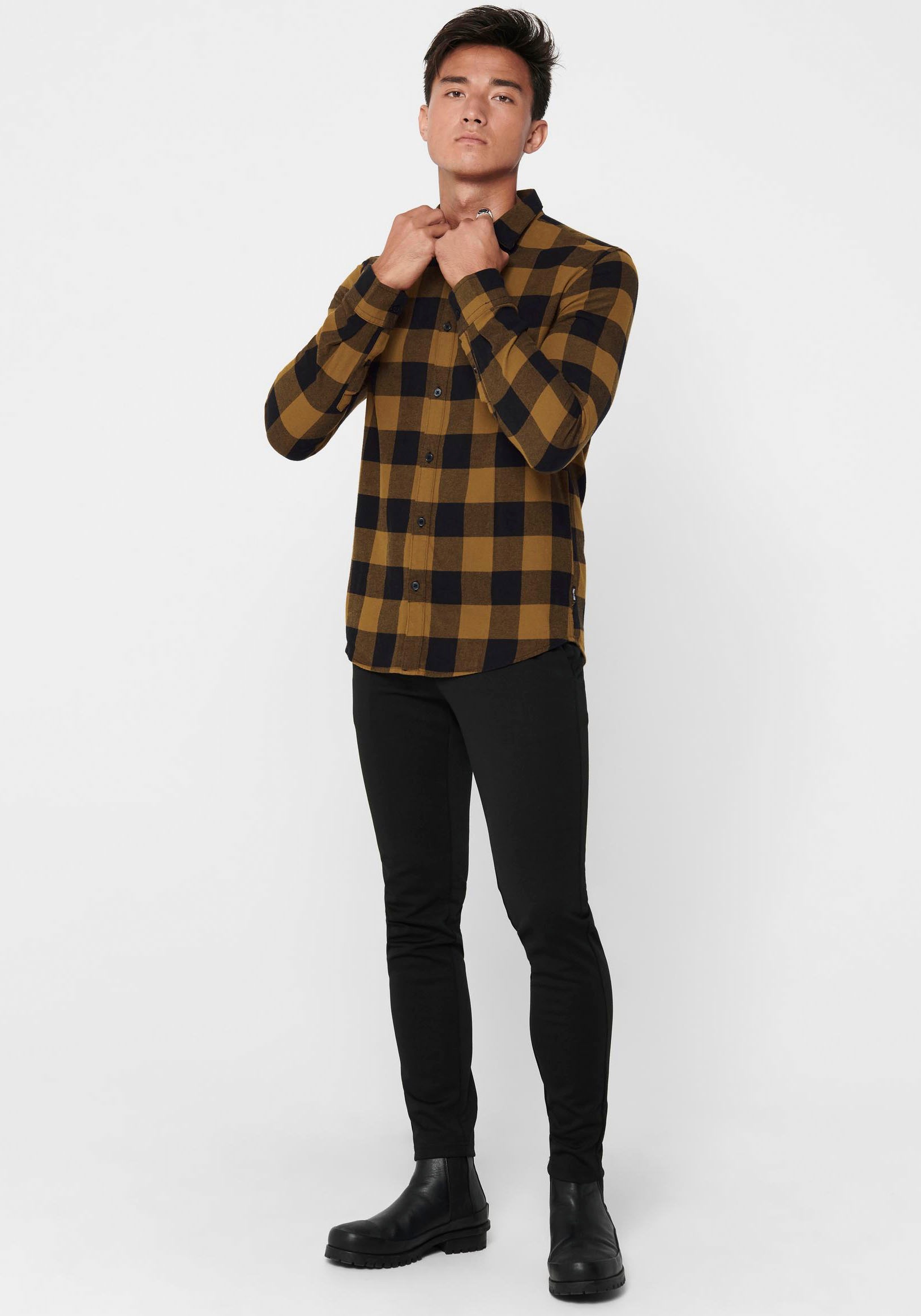 ONLY & SONS Karohemd »GUDMUND LS CHECKED SHIRT«