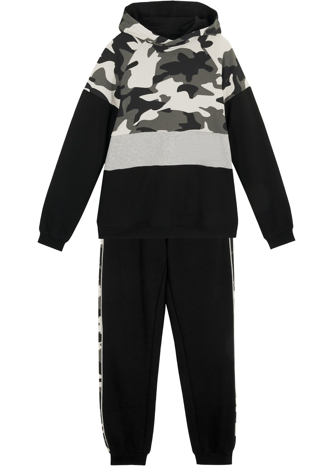 bonprix Langarmshirt & Hose »Sweatshirt & Jogginghose« Set, 2,  Hoodie
