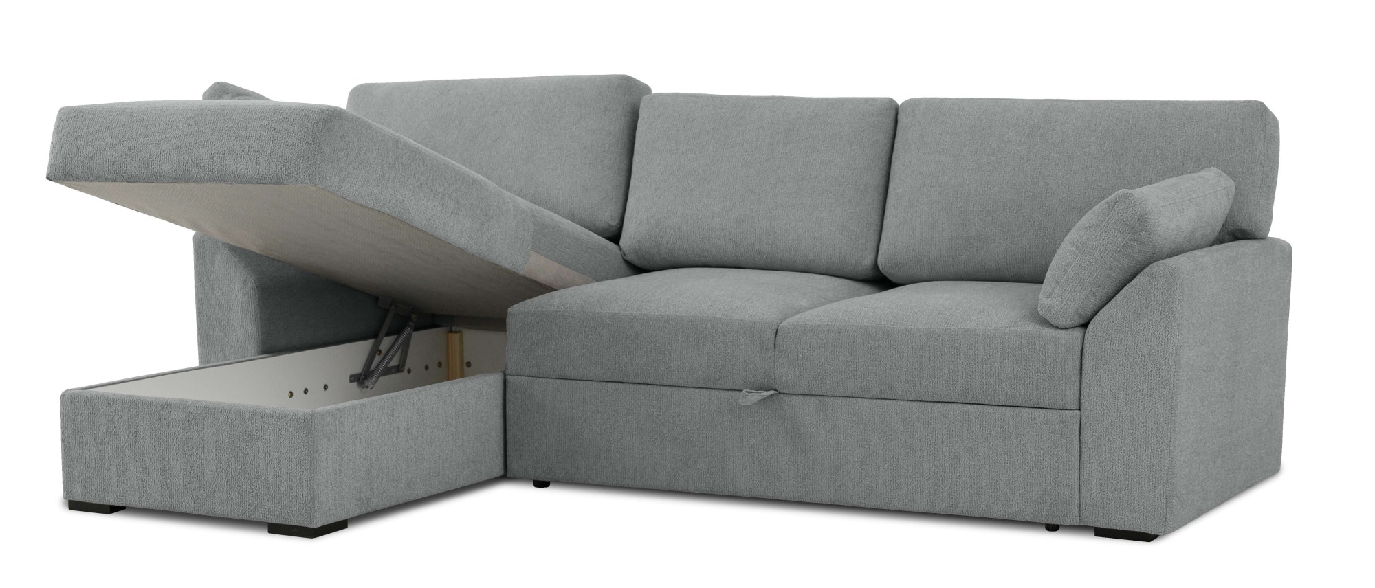 Home affaire Ecksofa »Citry« Breite 246 cm, Chenille, Bettfunktion, Bettkasten, L-Form