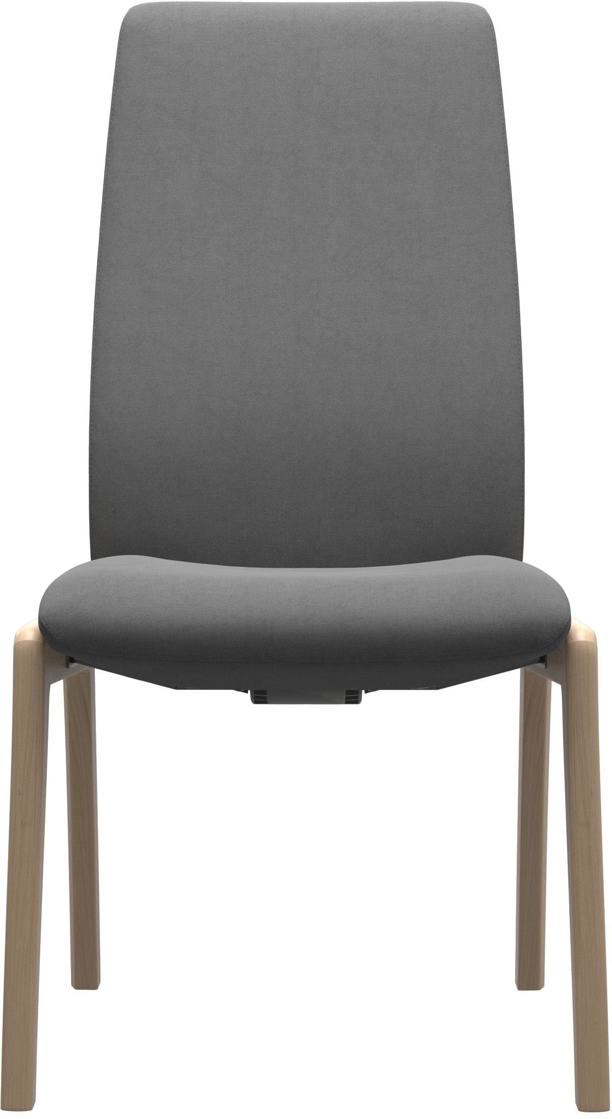 Stressless® Polsterstuhl »Laurel«, Microfaser DINAMICA, High Back, Größe L, mit abgerundeten Beinen in Schwarz