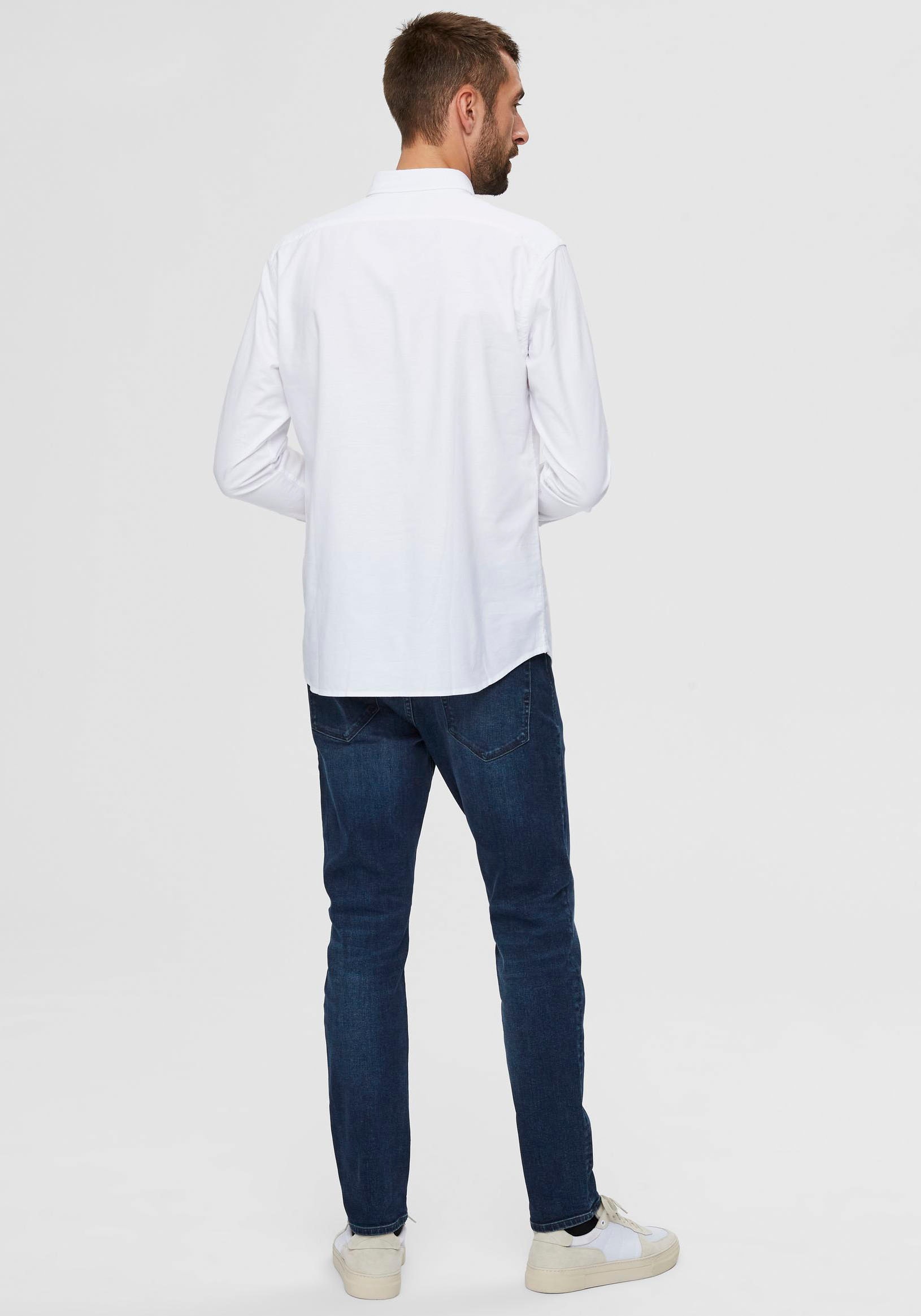 SELECTED Langarmhemd »SLHREGRICK-OX SHIRT LS NOOS« Baumwolle, regular fit