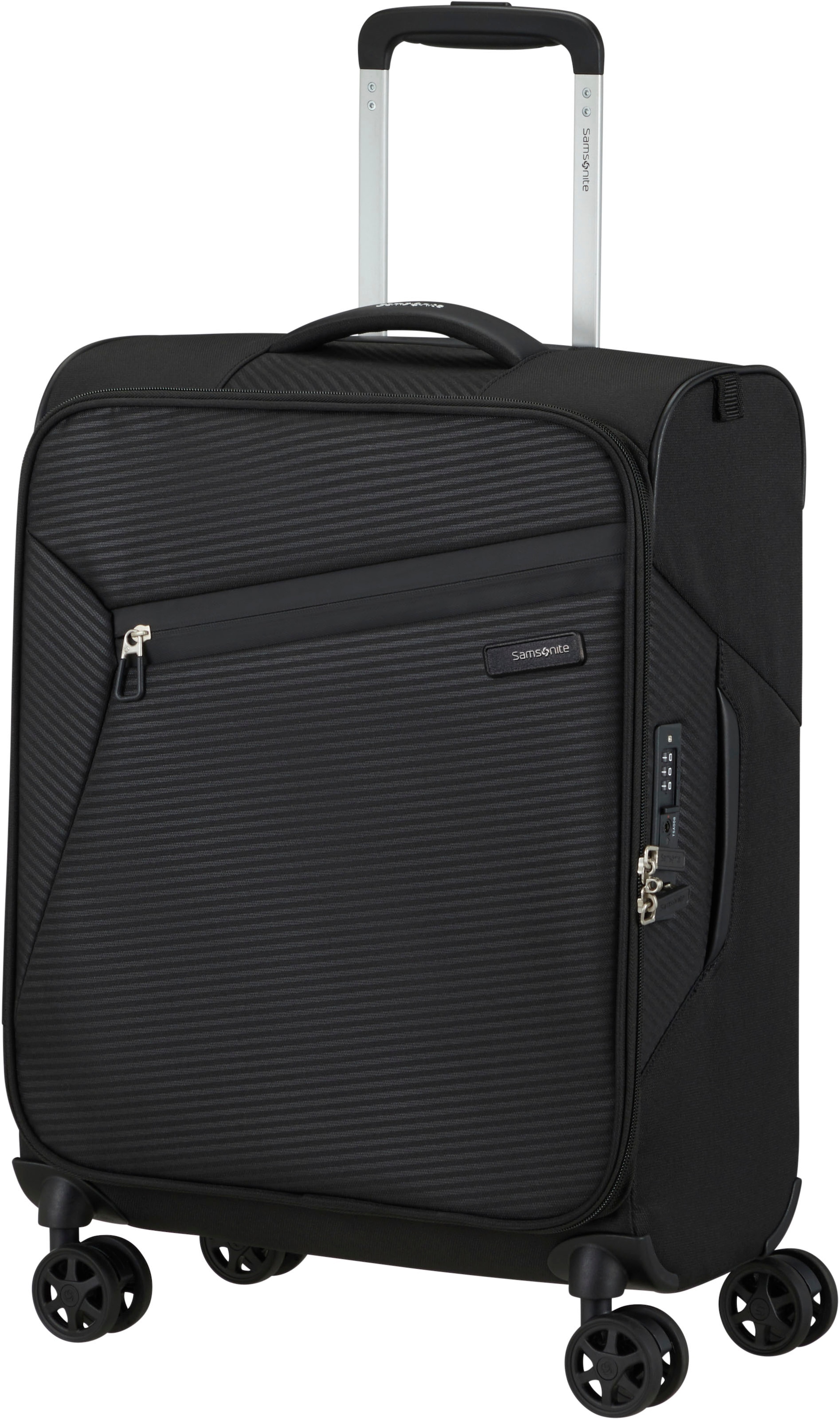 Samsonite Weichgepäck-Trolley »LITEBEAM, verschiedene Größen und Farben«, 4 Rollen, Reisekoffer Aufgabegepäck Trolley Volumenerweiterung bei M/L