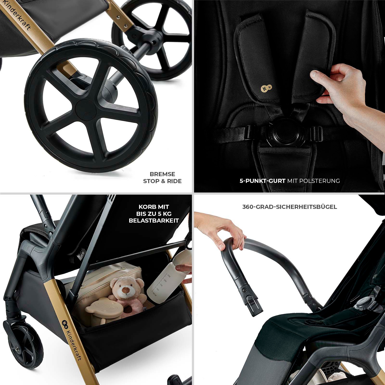 Kinderkraft Kinder-Buggy »LOOM«, 27 kg