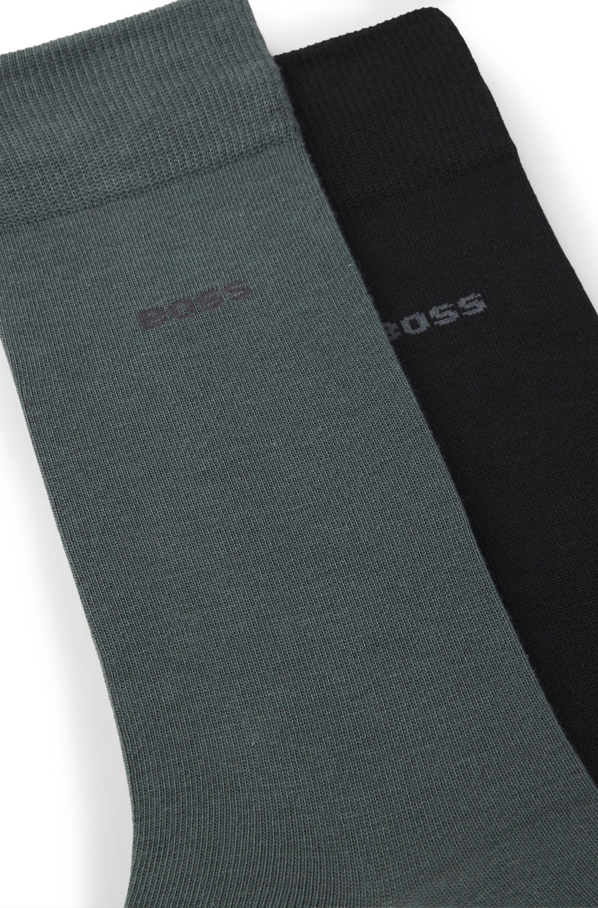 BOSS Businesssocken »2P RS Uni CC« Packung, 2er, 2 Paar tlg. mit Markenlogo