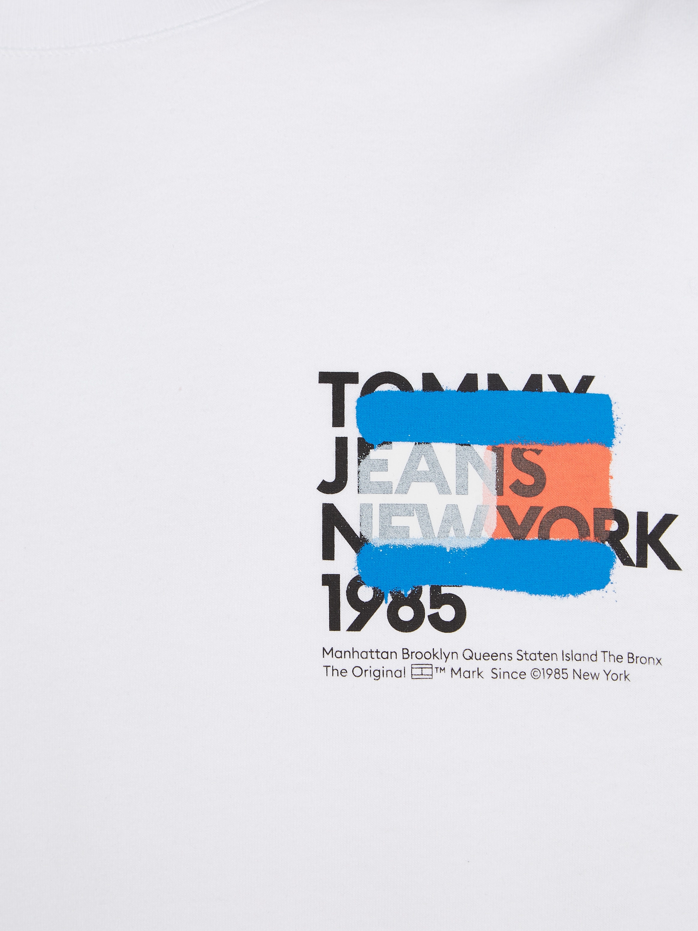 Tommy Jeans T-Shirt »TJM TOMMY NY GRAFFITI FLAG TEE«, mit großem Aufdruck von Tommy Jeans