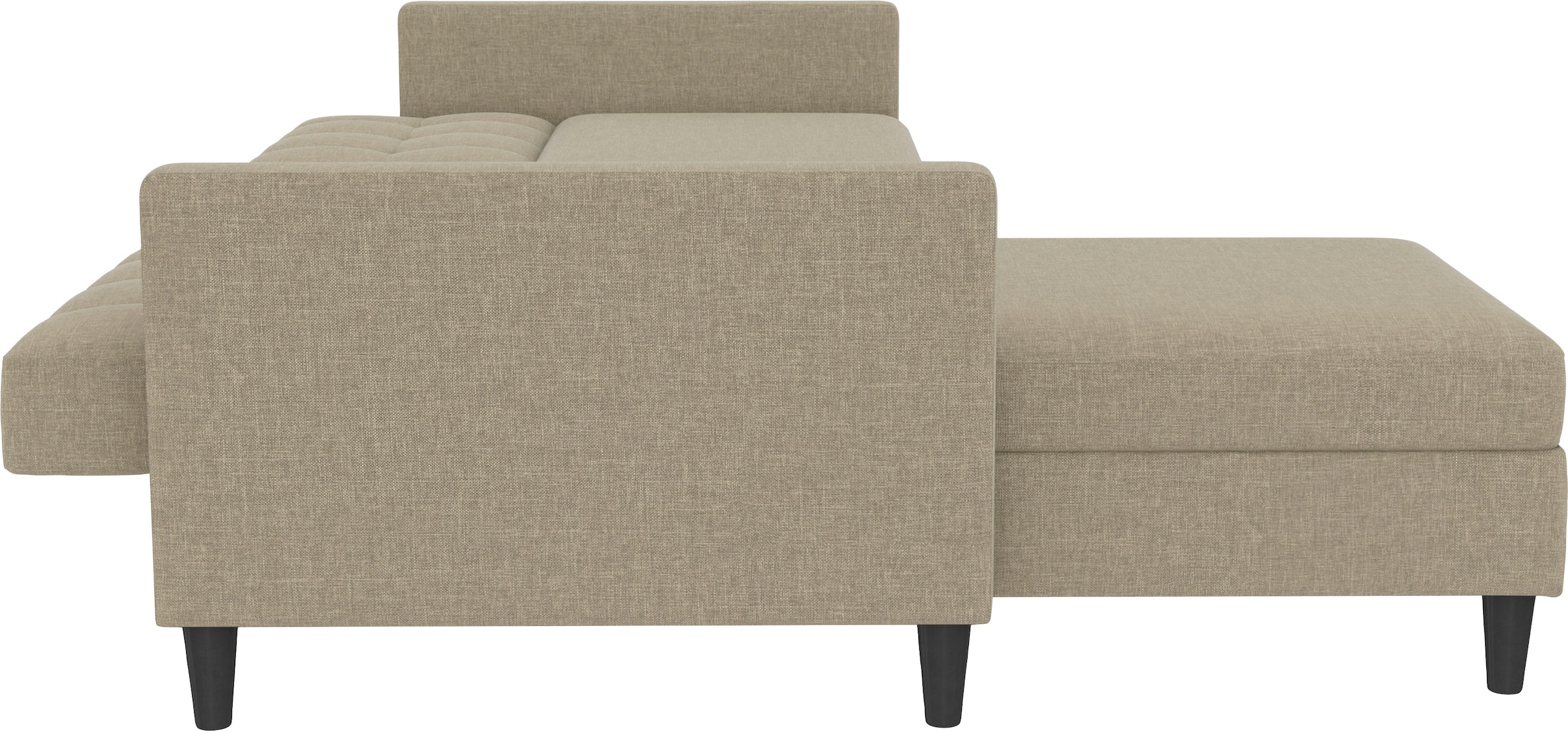 Dorel Home Ecksofa »Hartford II«, mit Bettfunktion und Stauraum, Recamiere beidseitig montierbar