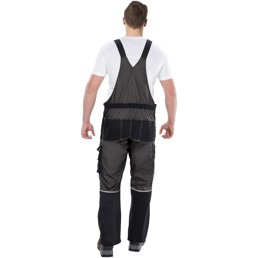 Northern Country Latzhose »Worker«, mit verstärktem Kniebereich, dehnbarer Bund, robust, mit 11 Taschen