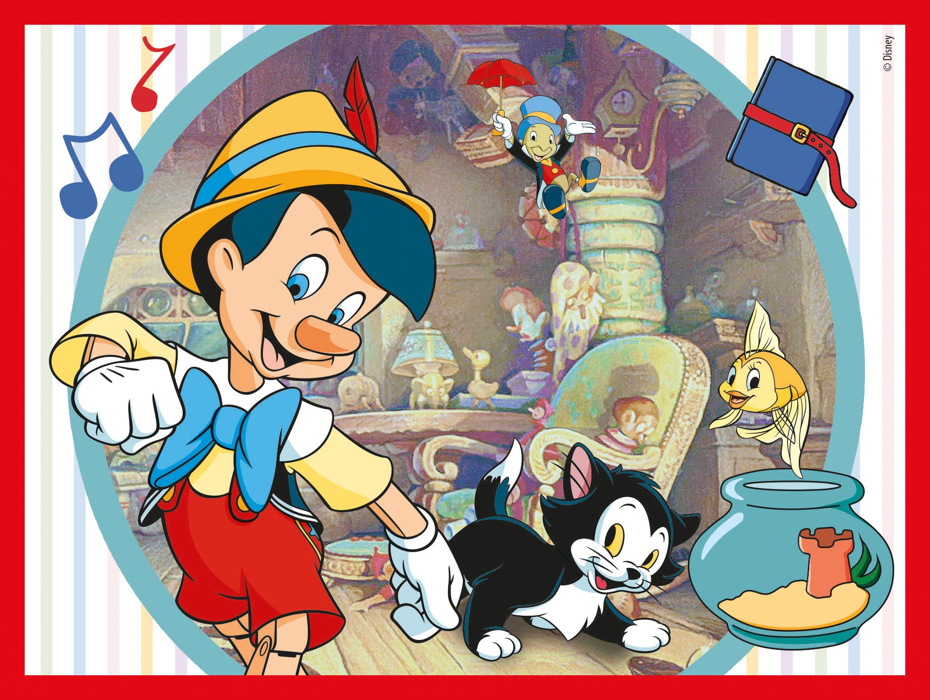 Clementoni® Würfelpuzzle »Disney Classics«, Made in Europe; FSC® - schützt Wald - weltweit