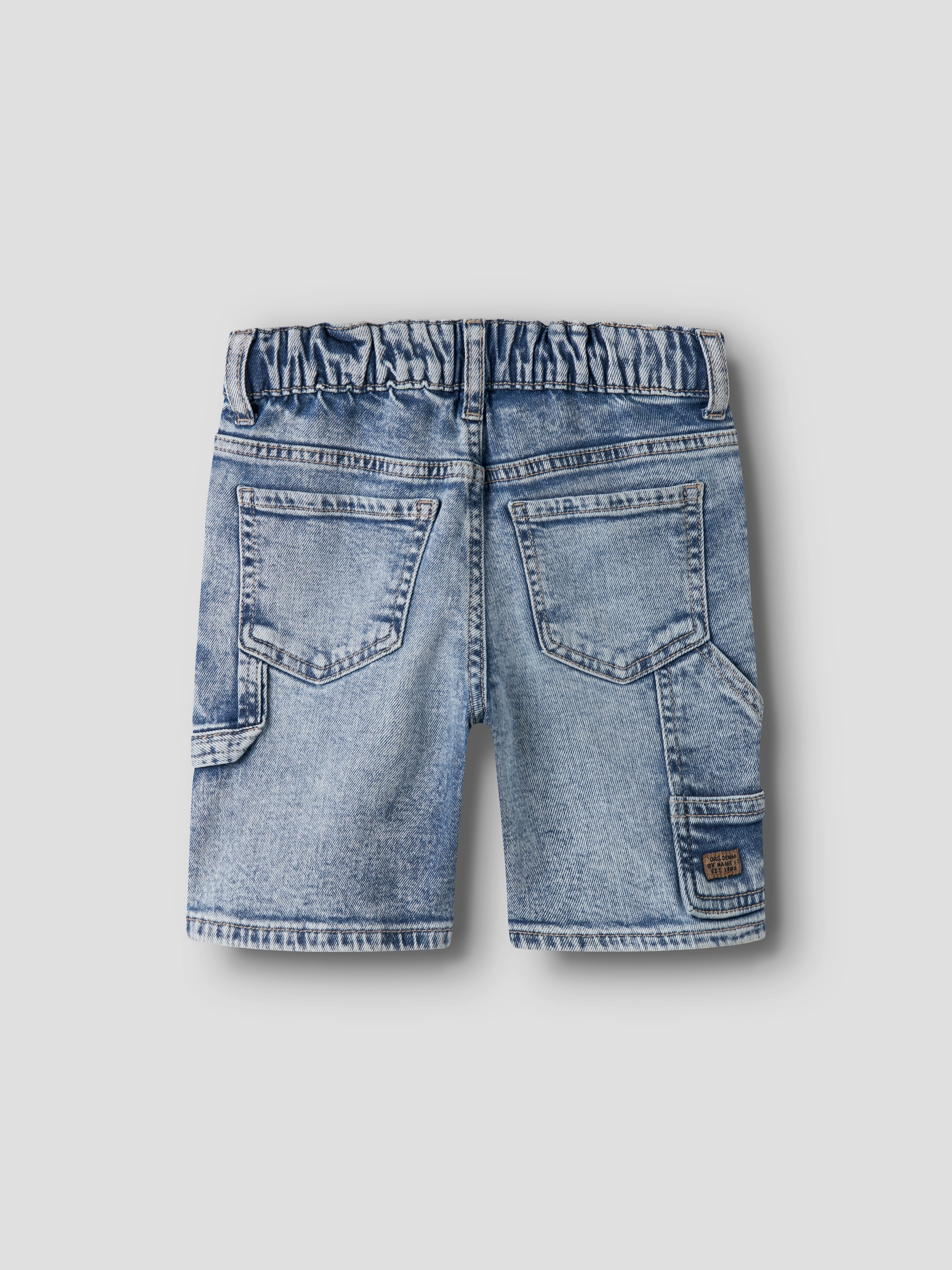 Name It Jeansshorts »NMMBEN LOOSE DNM BERMUDA 8620-BC NOOS« Baumwollmischung, Denim, Used Look