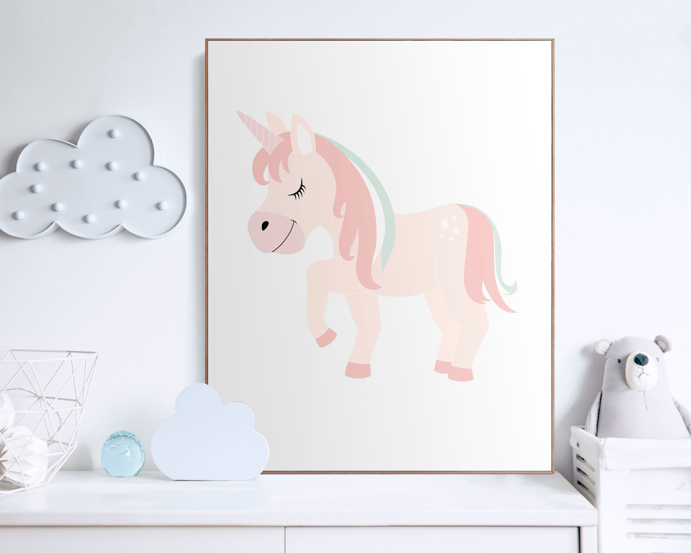 Rechnung »Pink mit kaufen St.) (1 Reinders! auf Unicorn«, Rahmen Bild
