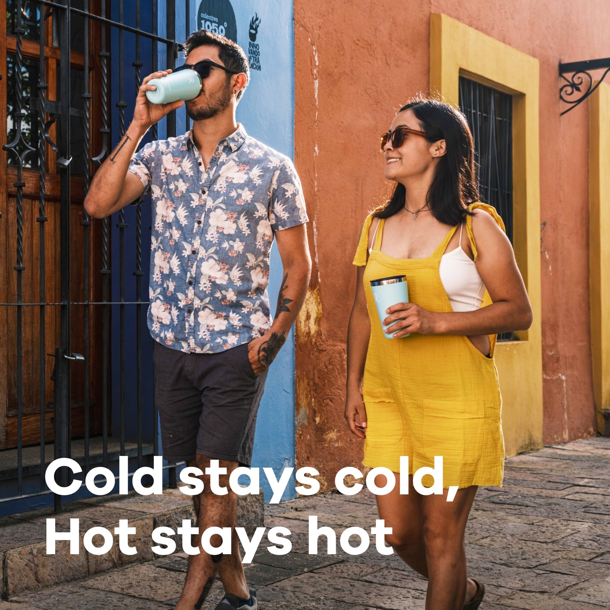 Hydro Flask Thermobecher »12 Oz All Around Tumbler« Hochwertiger 18/8 Edelstahl