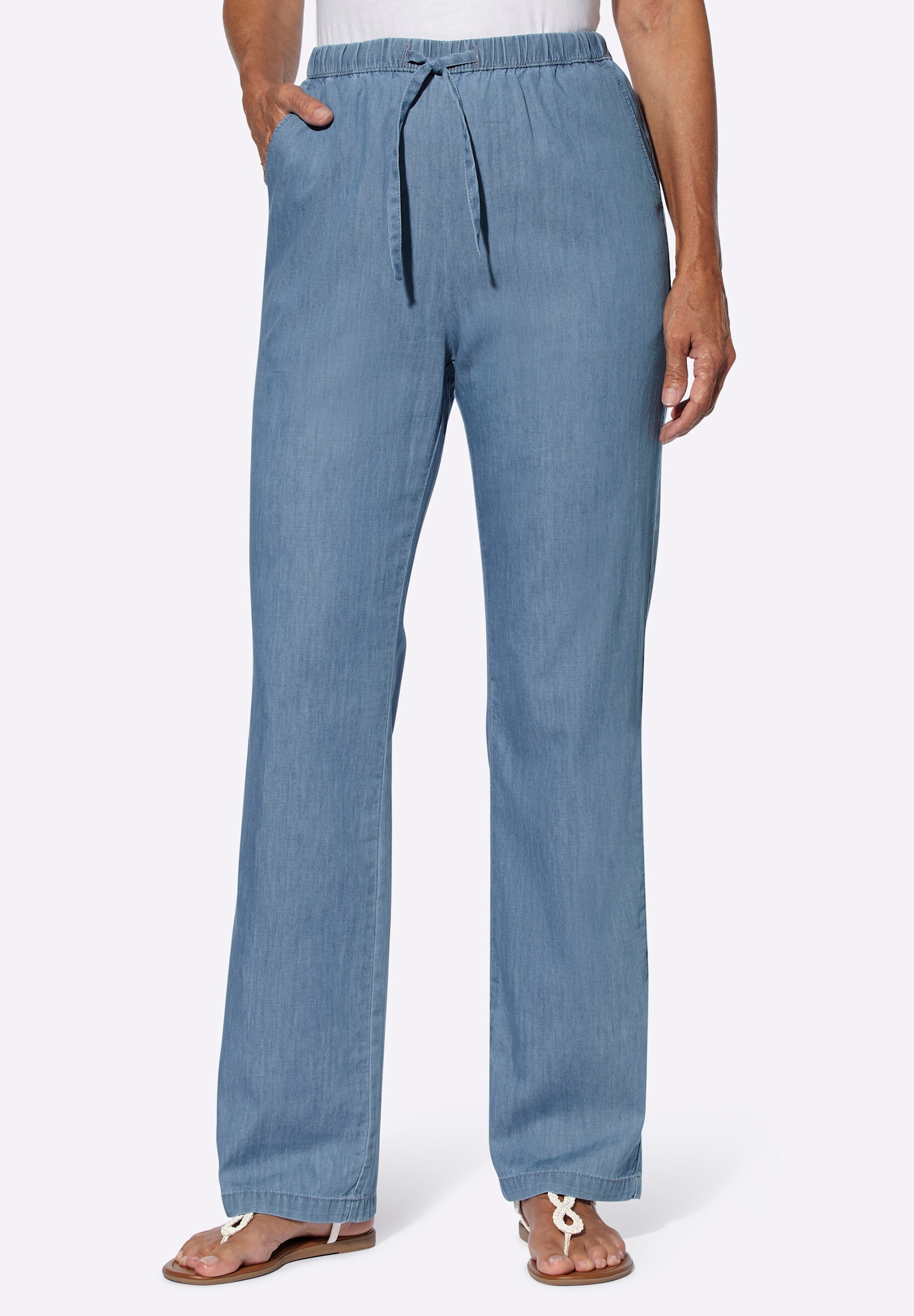 Sieh an! Bequeme Jeans »Jeans Jeans mit weitem Bein«