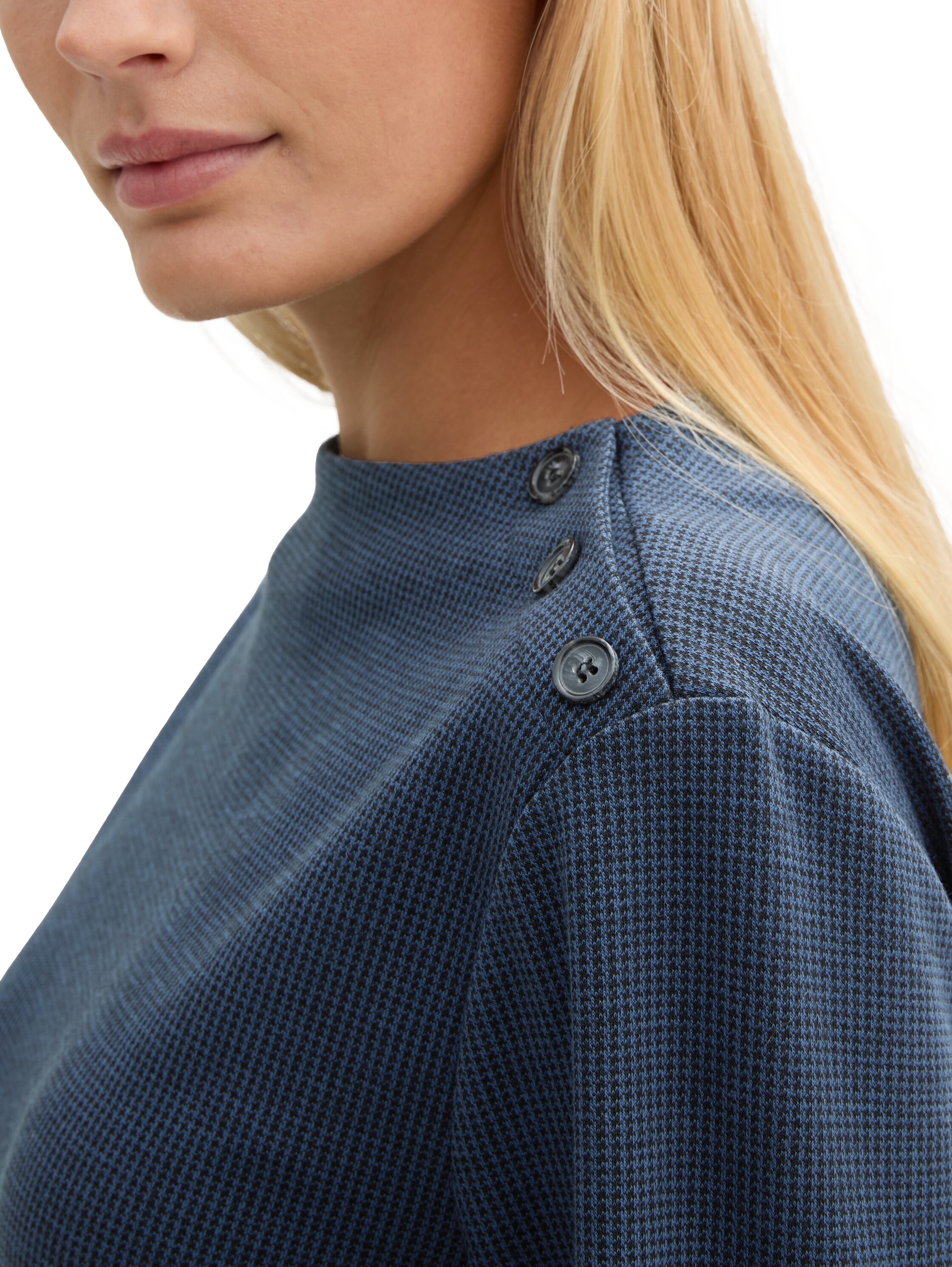 TOM TAILOR Longsweatshirt , mit Knöpfen an der Schulter
