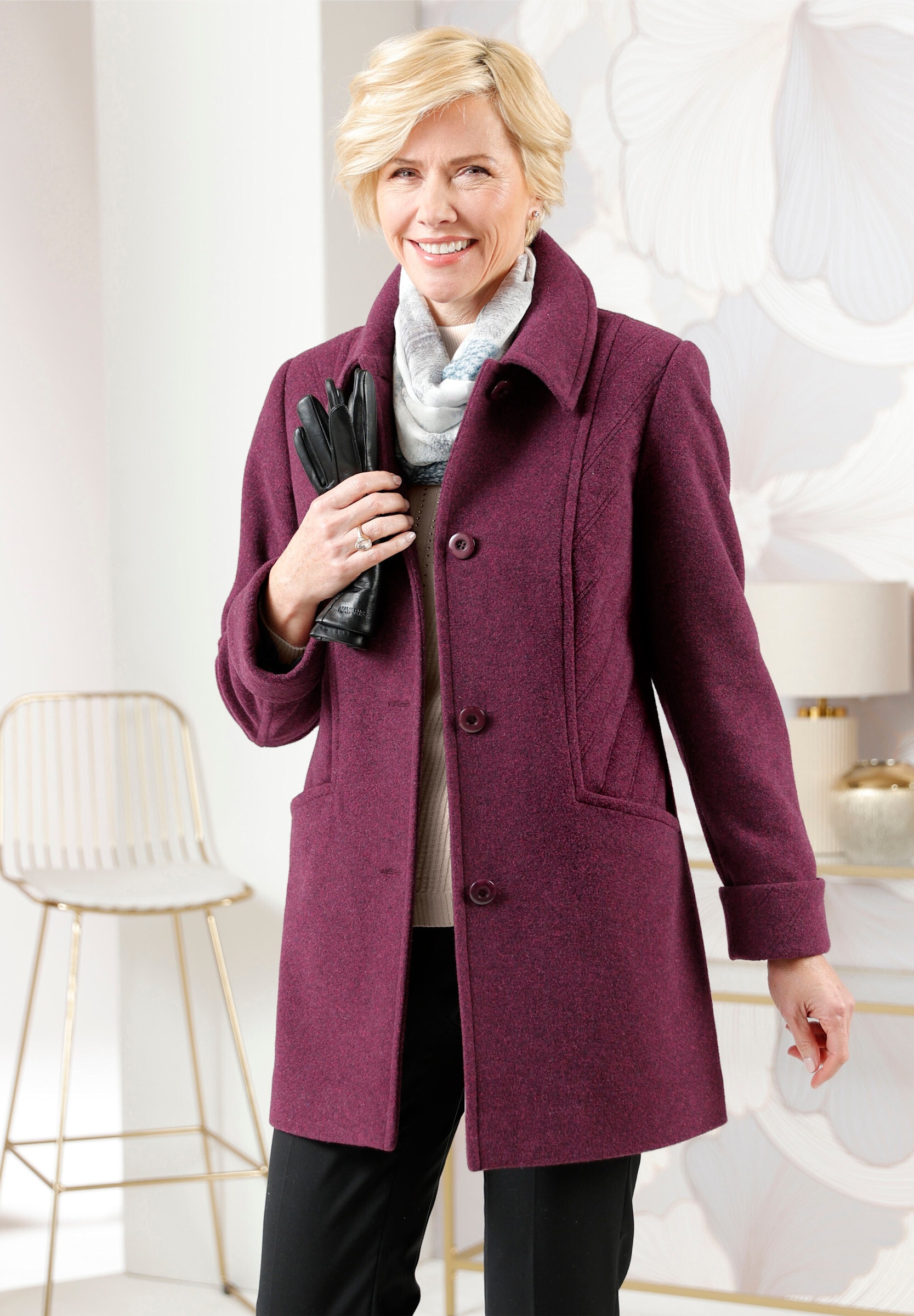 Witt Allwetterjacke »Jacke Jacke mit 10% Kaschmir« ohne Kapuze