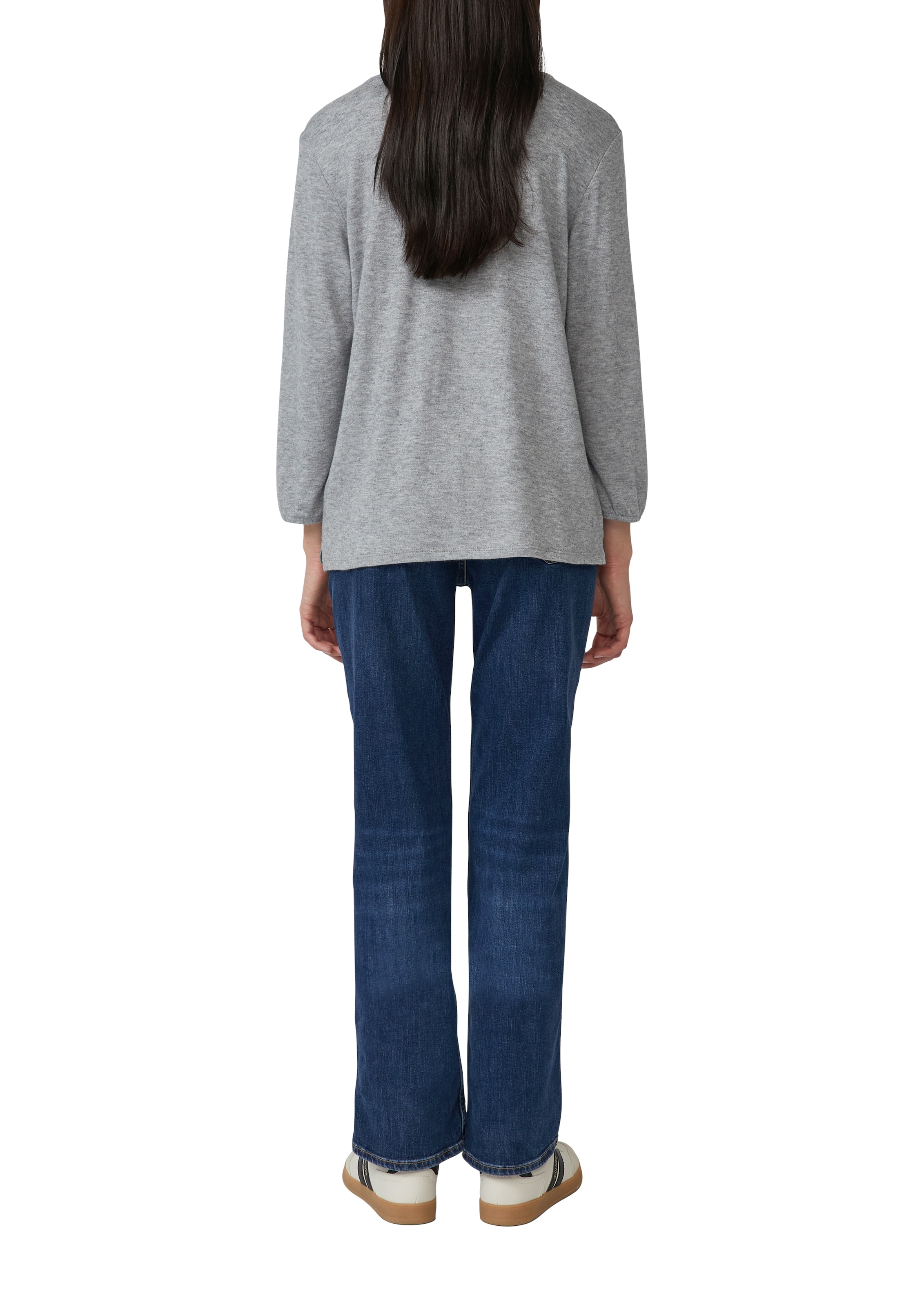 s.Oliver 3/4-Arm-Shirt mit V-Ausschnitt