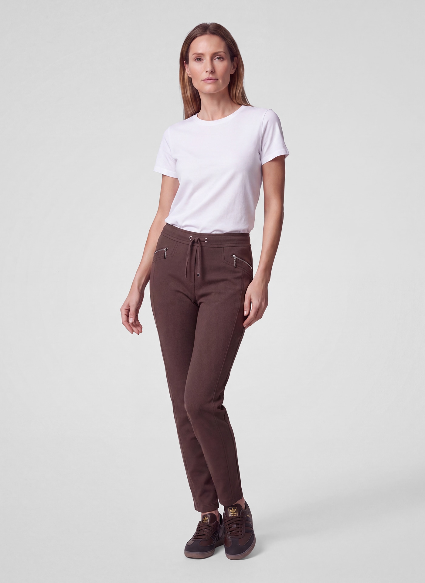 Rabe Stoffhose  mit Gummizug und Kordelzug /Viskose-Stretch