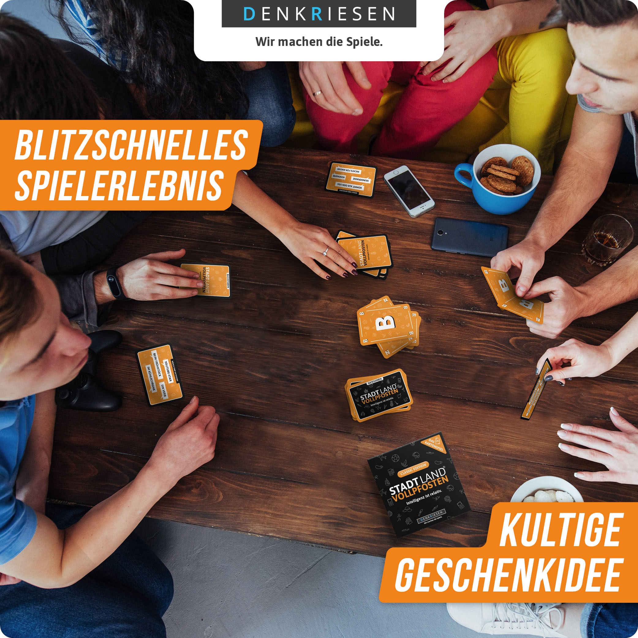 Denkriesen Spiel »Stadt Land Vollpfosten, Classic Edition« Made in Germany